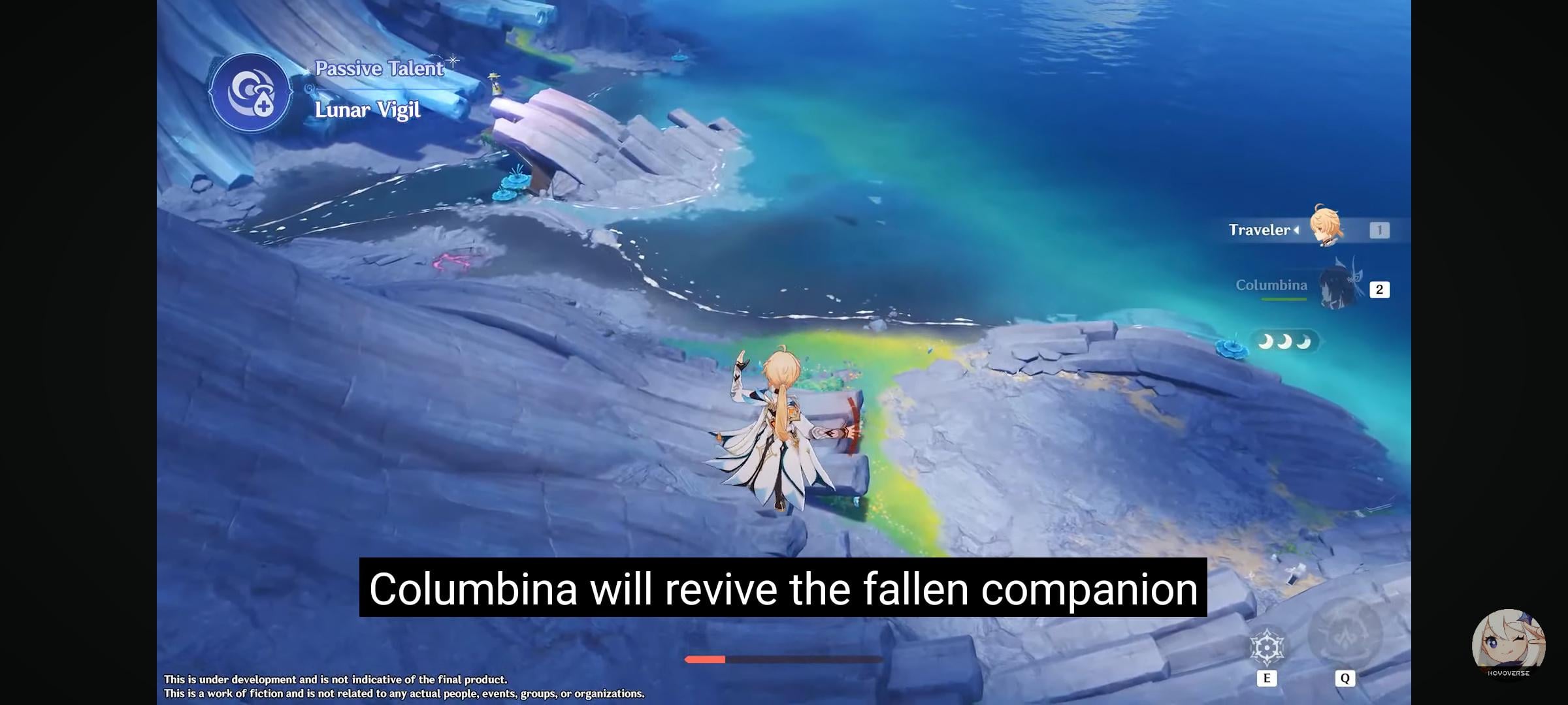 Columbina will revive fallen character while in Nod Krai.