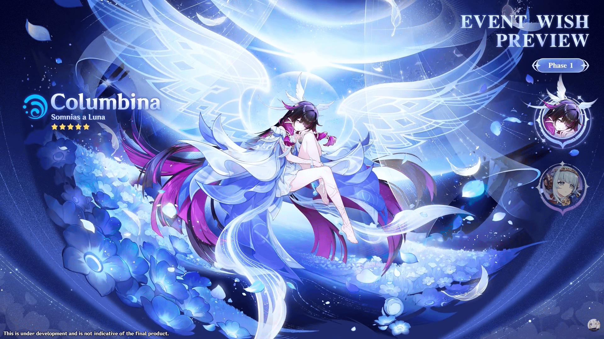 Columbina and Ineffa on phrase one banner