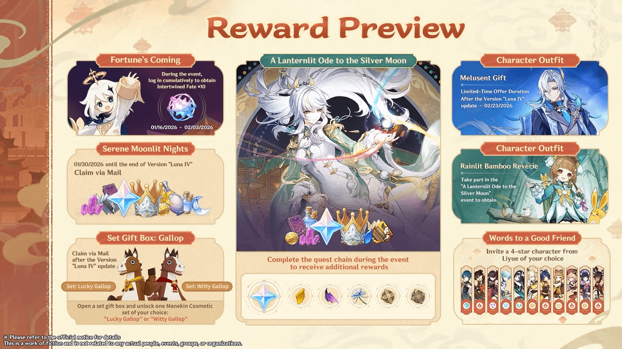 Rewards Previews