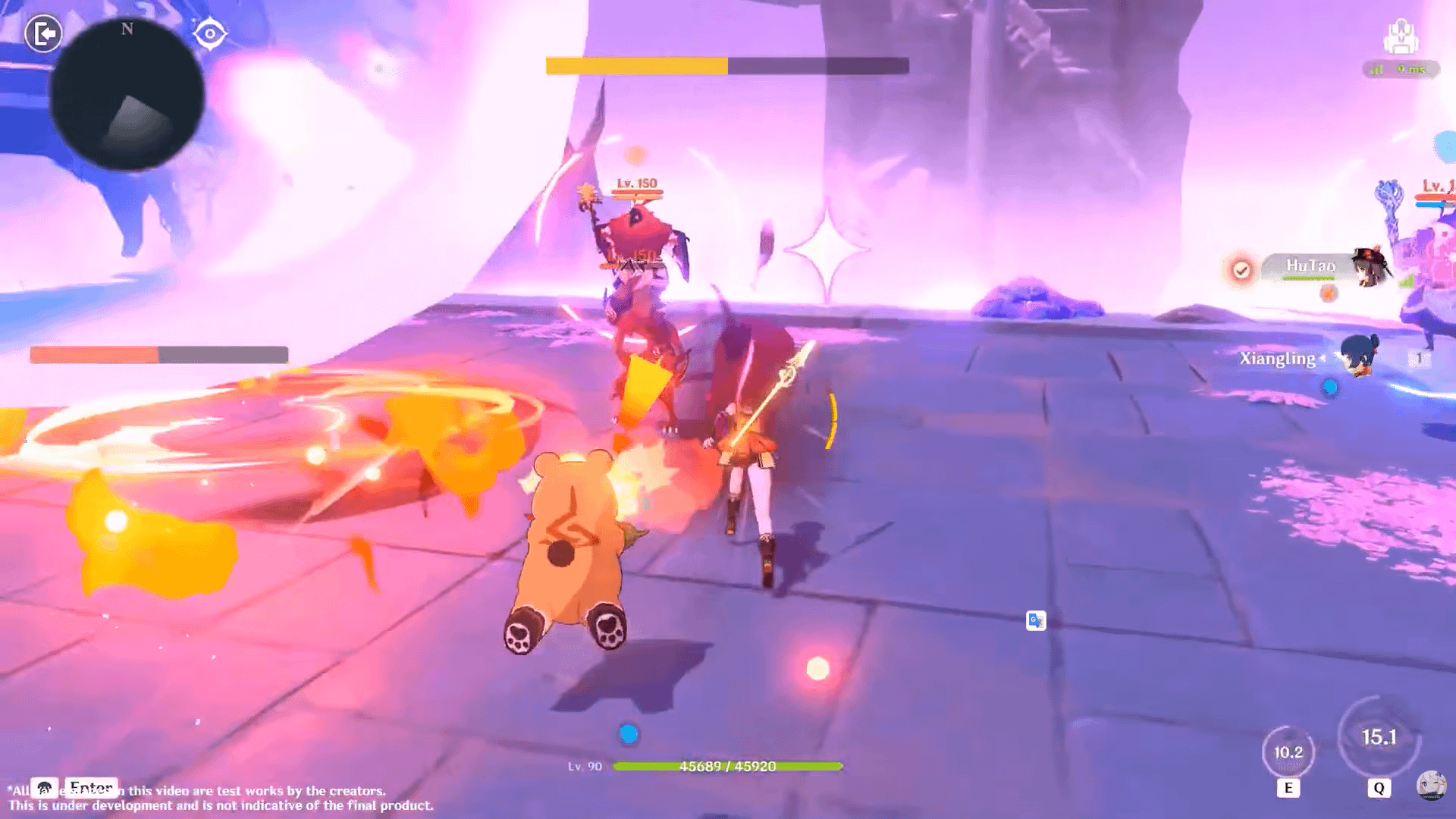 You can use regular playable characters in Miliastra