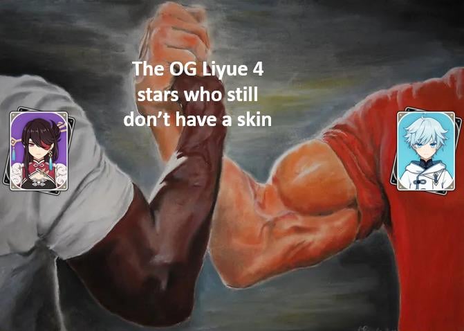 Waiting for that skin