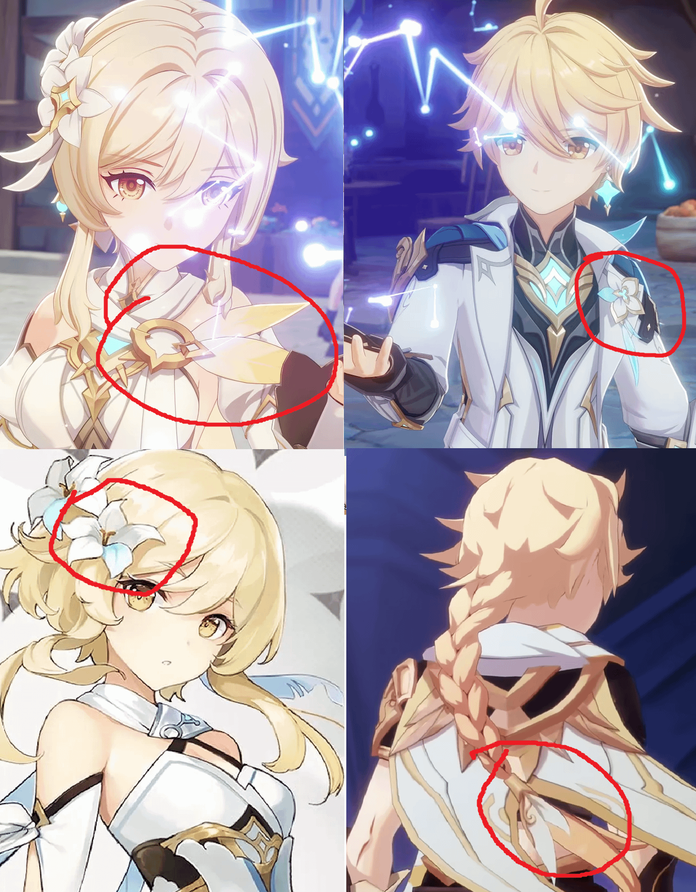Might be a stretch but did they swap ornaments as well?