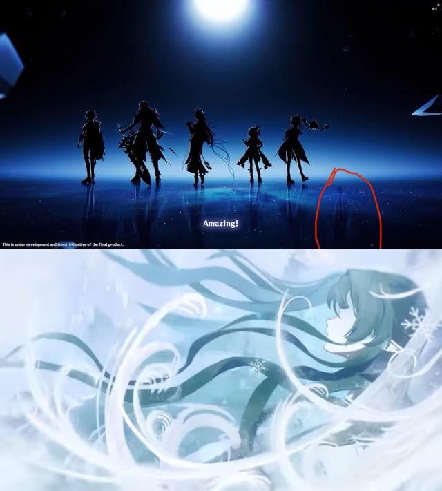 The character hidden in the bottom right reflection is most likely the black haired elf eared lady from the first Nod Krai teaser