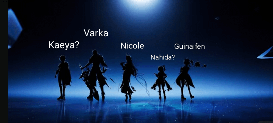 New characters in upcoming lunar cycles