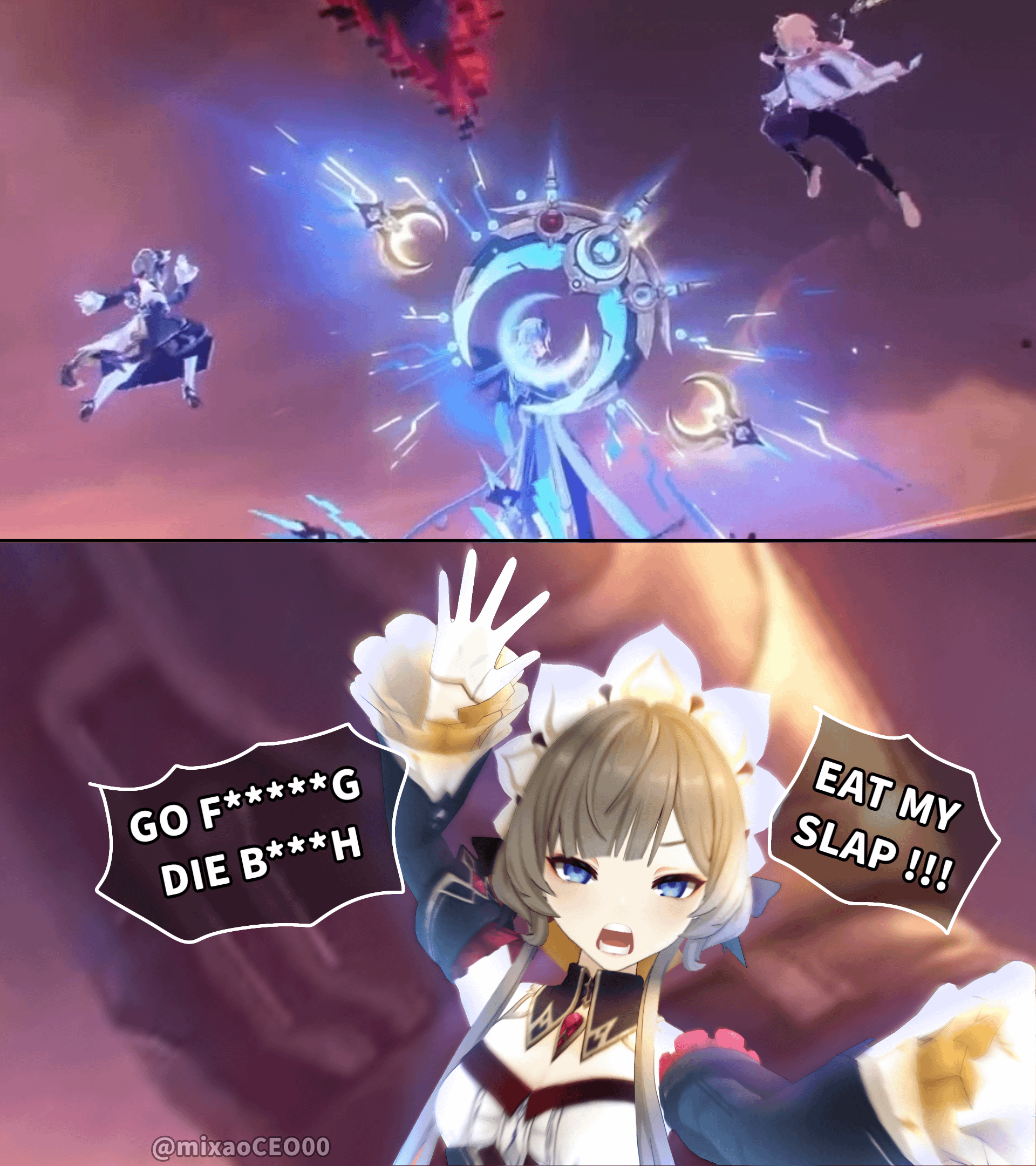 Sandrone in this scene be like :