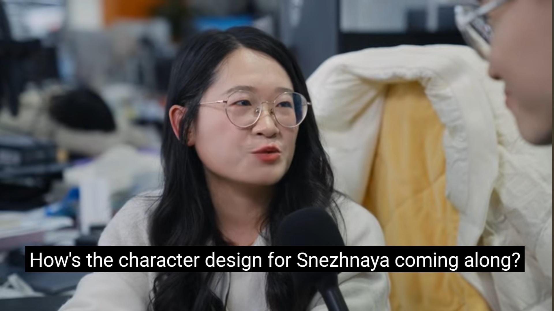 So this should be a soft confirmation that Sneznhaya is definitely coming this year