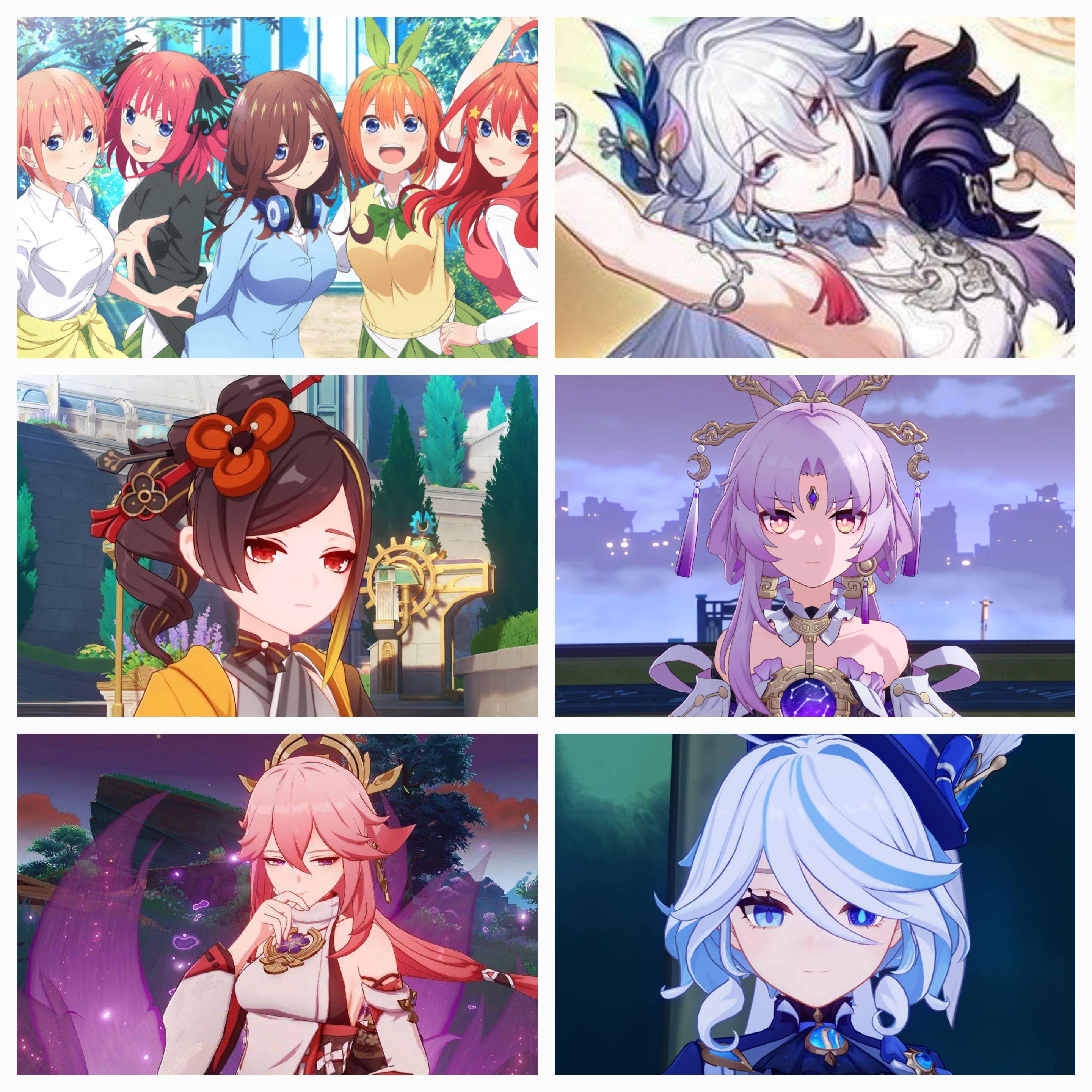 The quintuplets are finally in Hoyo games