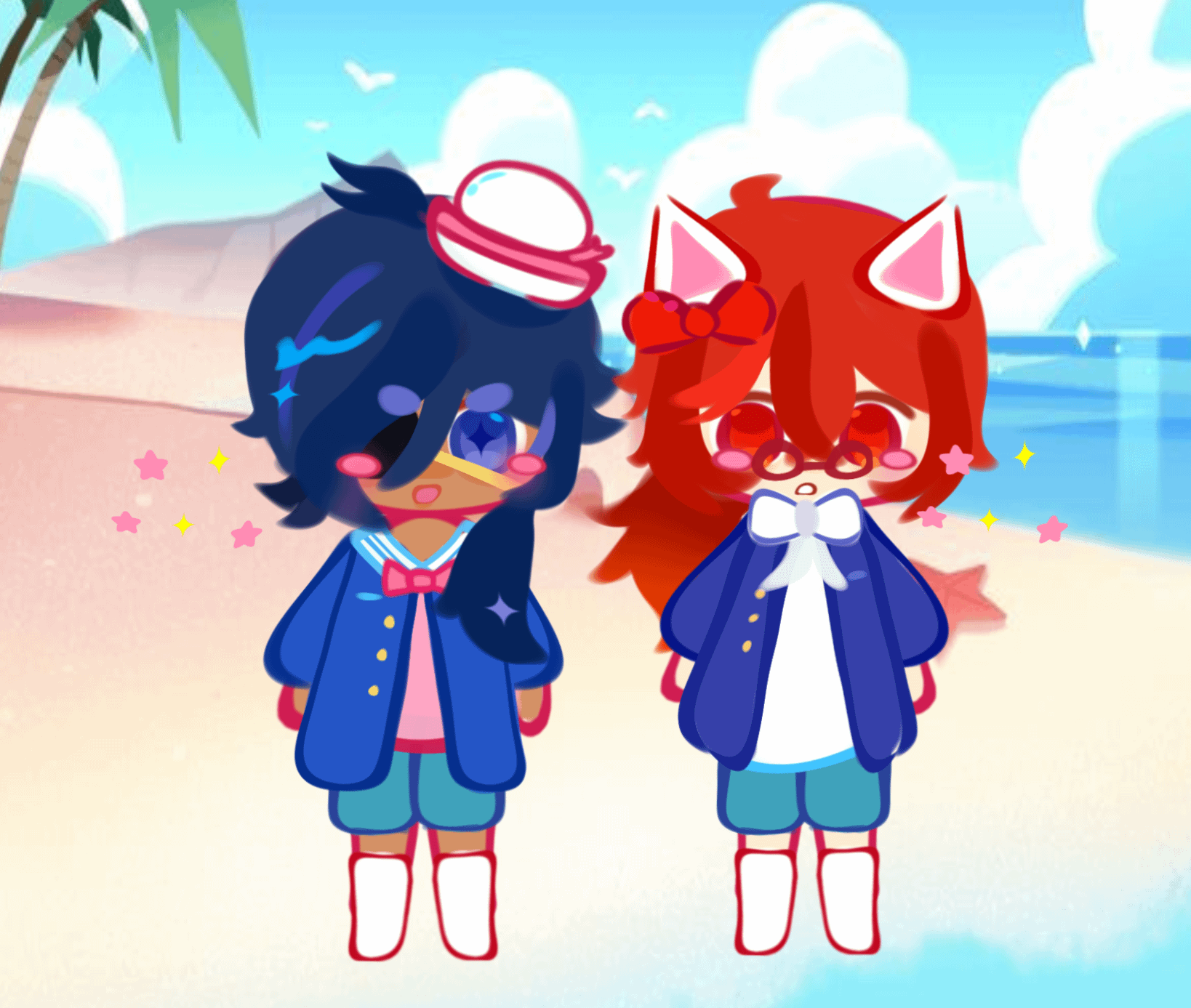 Dilcu and kaeyaa!!! art by meee૮ ˶ᵔ ᵕ ᵔ˶ ა