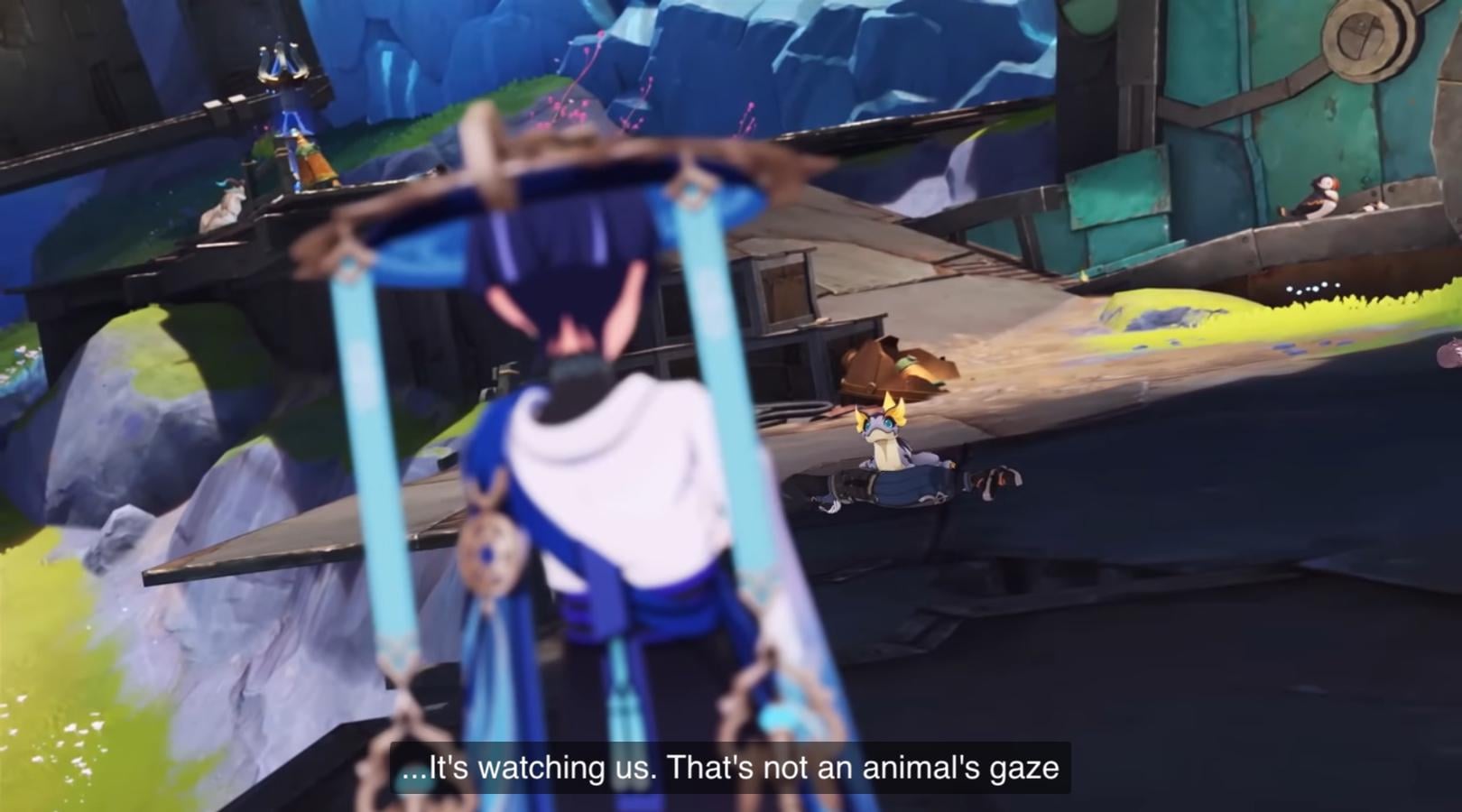 This was honestly the weirdest part of the trailer