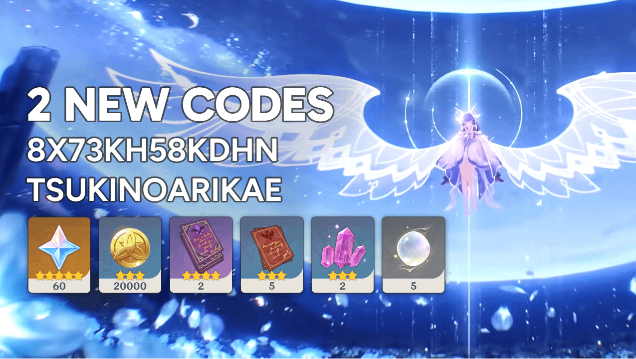 New Codes: 8X73KH58KDHN TSUKINOARIKAE (link in comments)