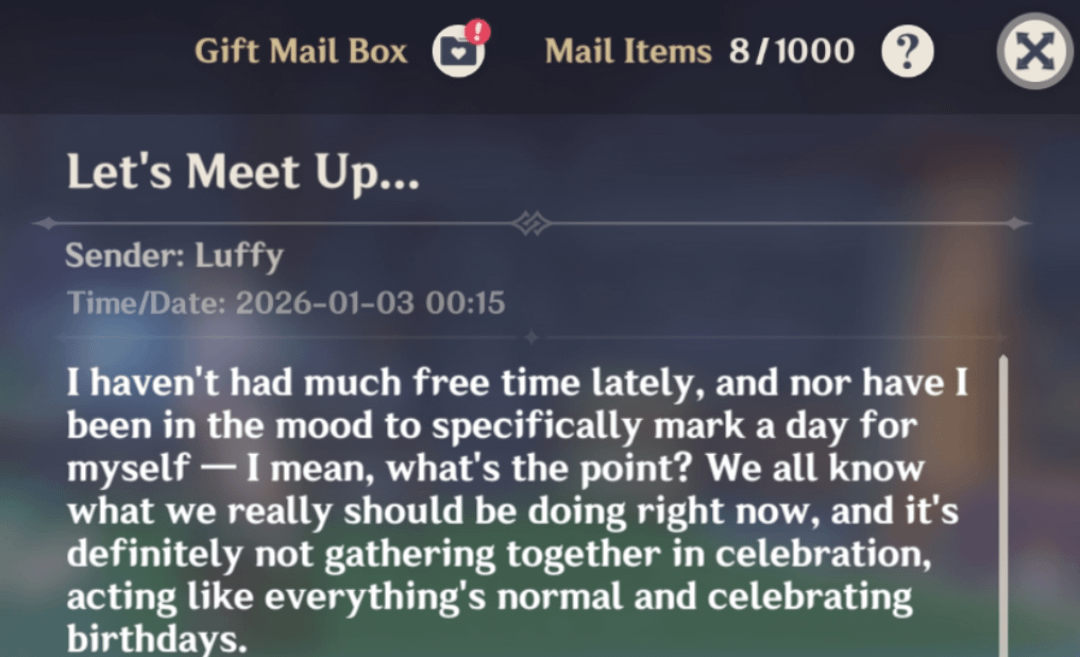 I forgot I named him that...