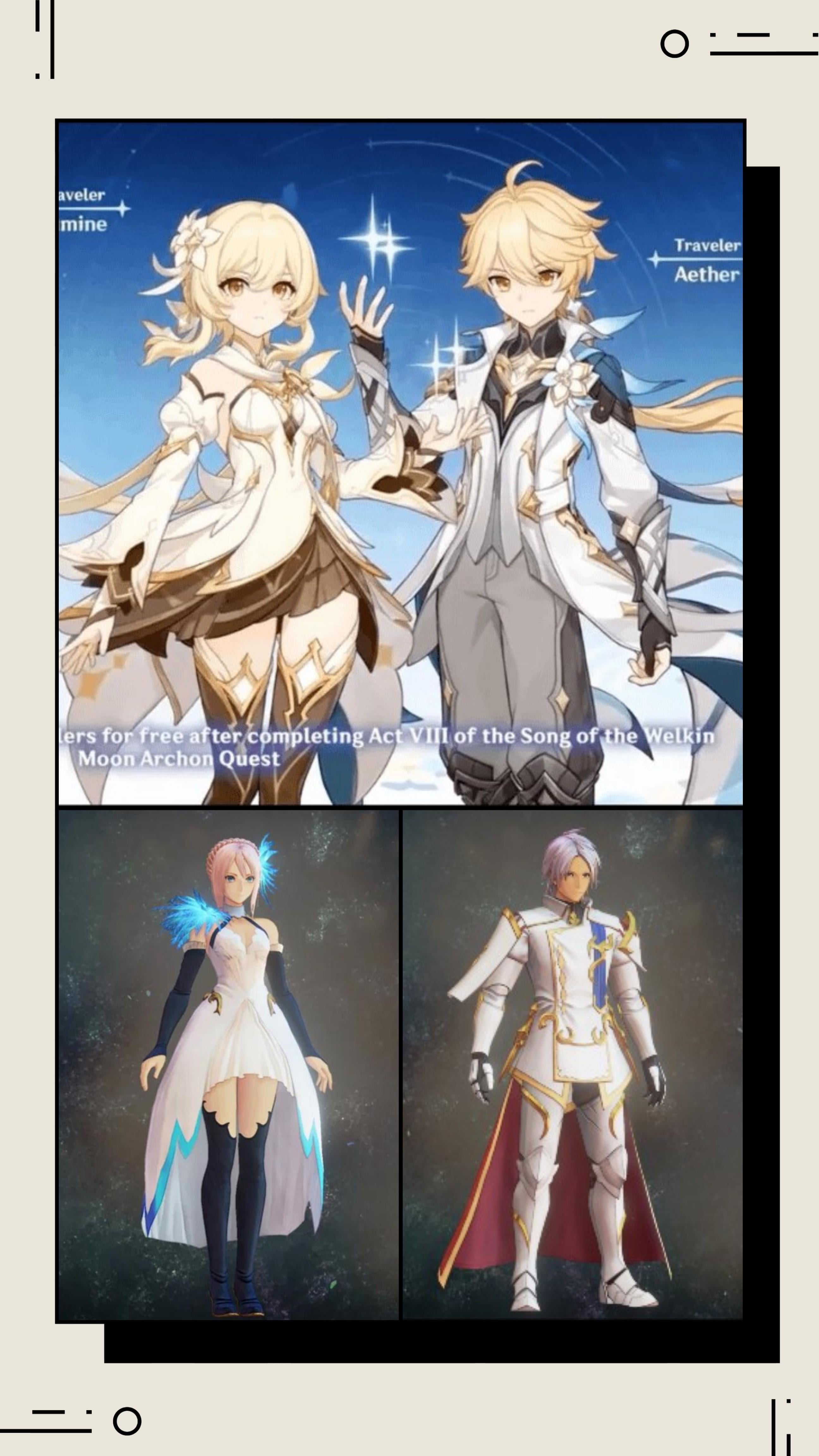 Did anybody here play Tales of Arise? I was immediately reminded of these two when I saw the new outfits.