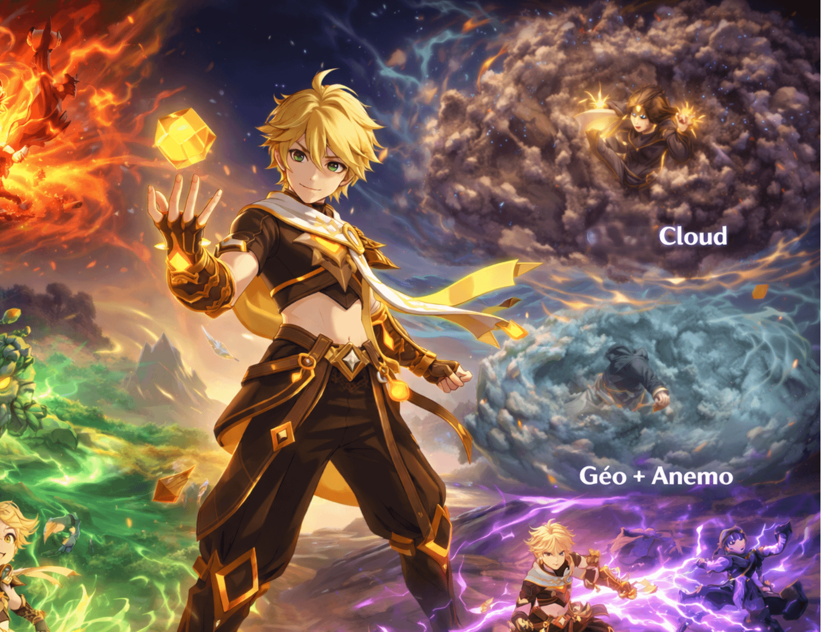 Elemental reactions between GEO + DENDRO and GEO + ANEMO: I’m begging Hoyoverse to add