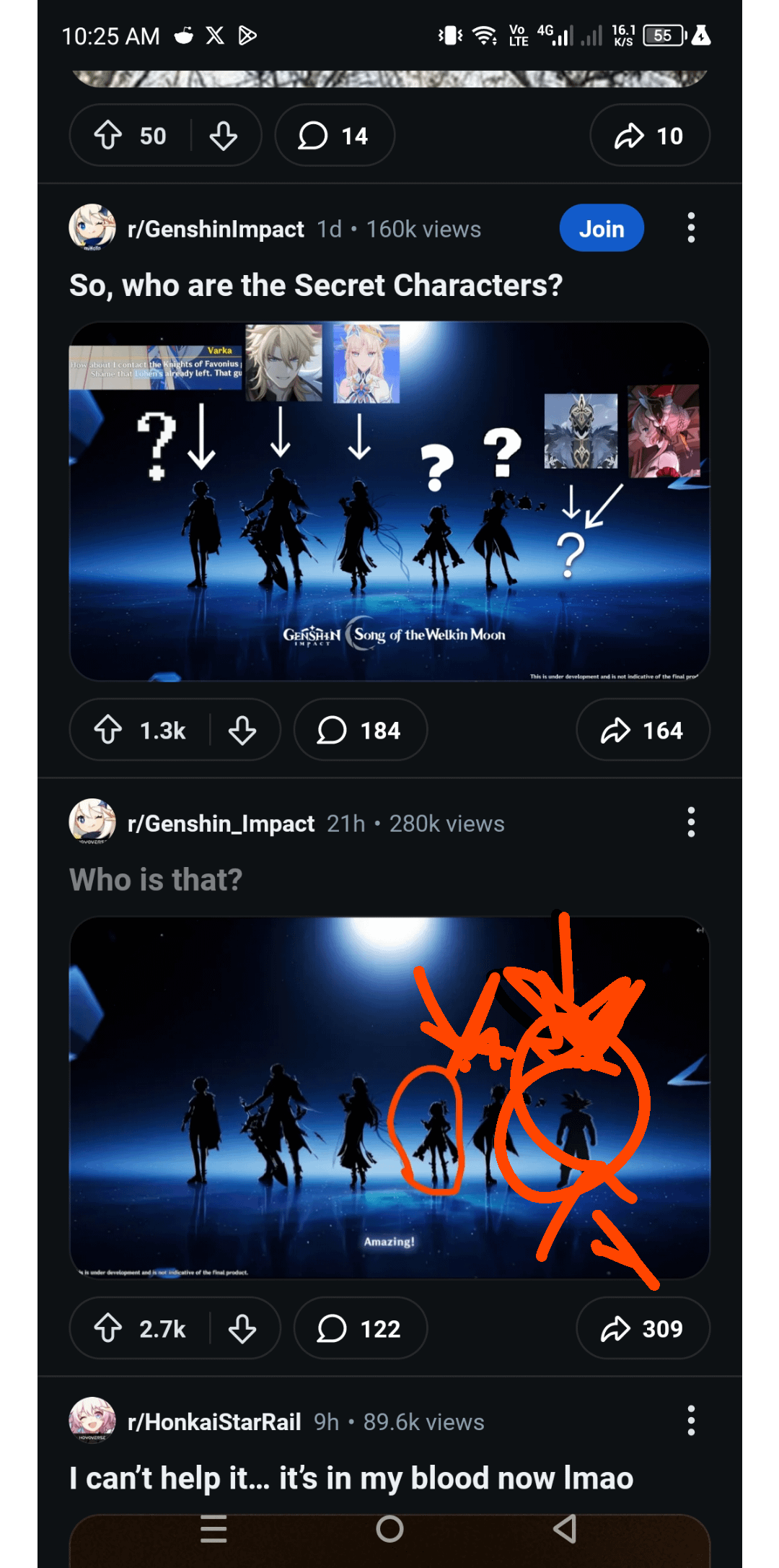I think we know who's the secret character now
