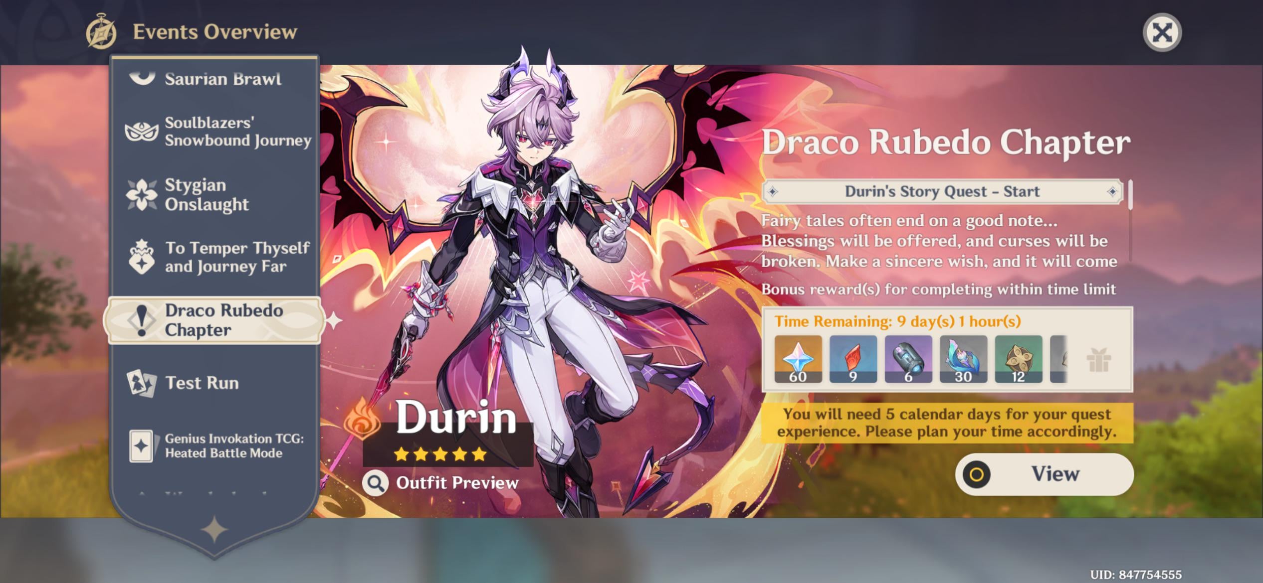 Why do you need 5 business days to complete this quest?