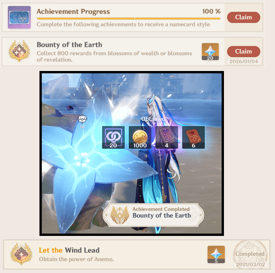 Finally got the 800 Leyline Namecard. Been playing since v1.3