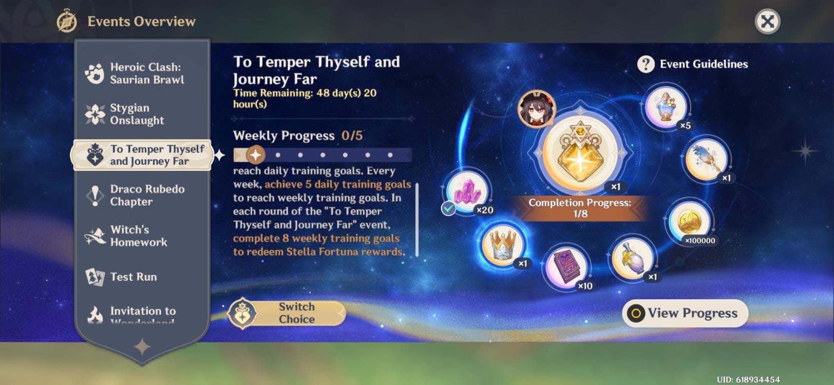 Stella Fortune Question