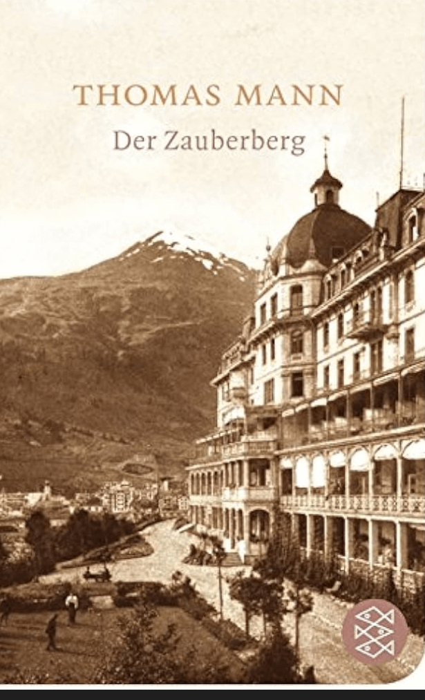 Liben just told us that there was a sanatorium on the Zauberberg. It is a reference to a great German classic Novel. I was elated by that reference. In english they changed the Zauberberg and translated it to enchanted hills.