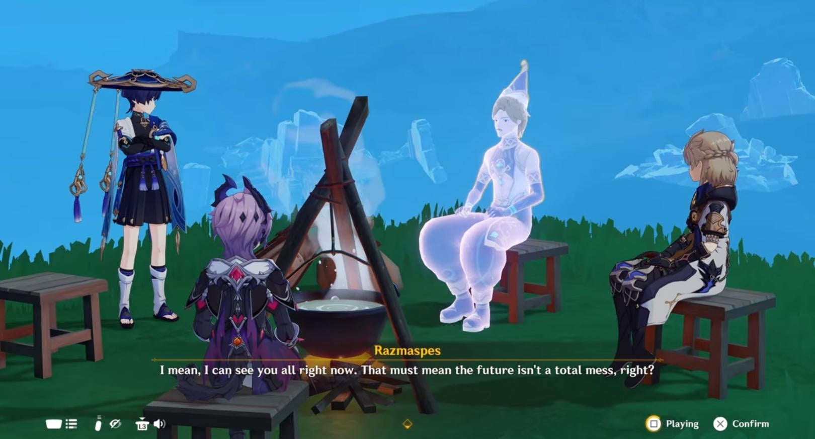 This scene was lowkey depressing