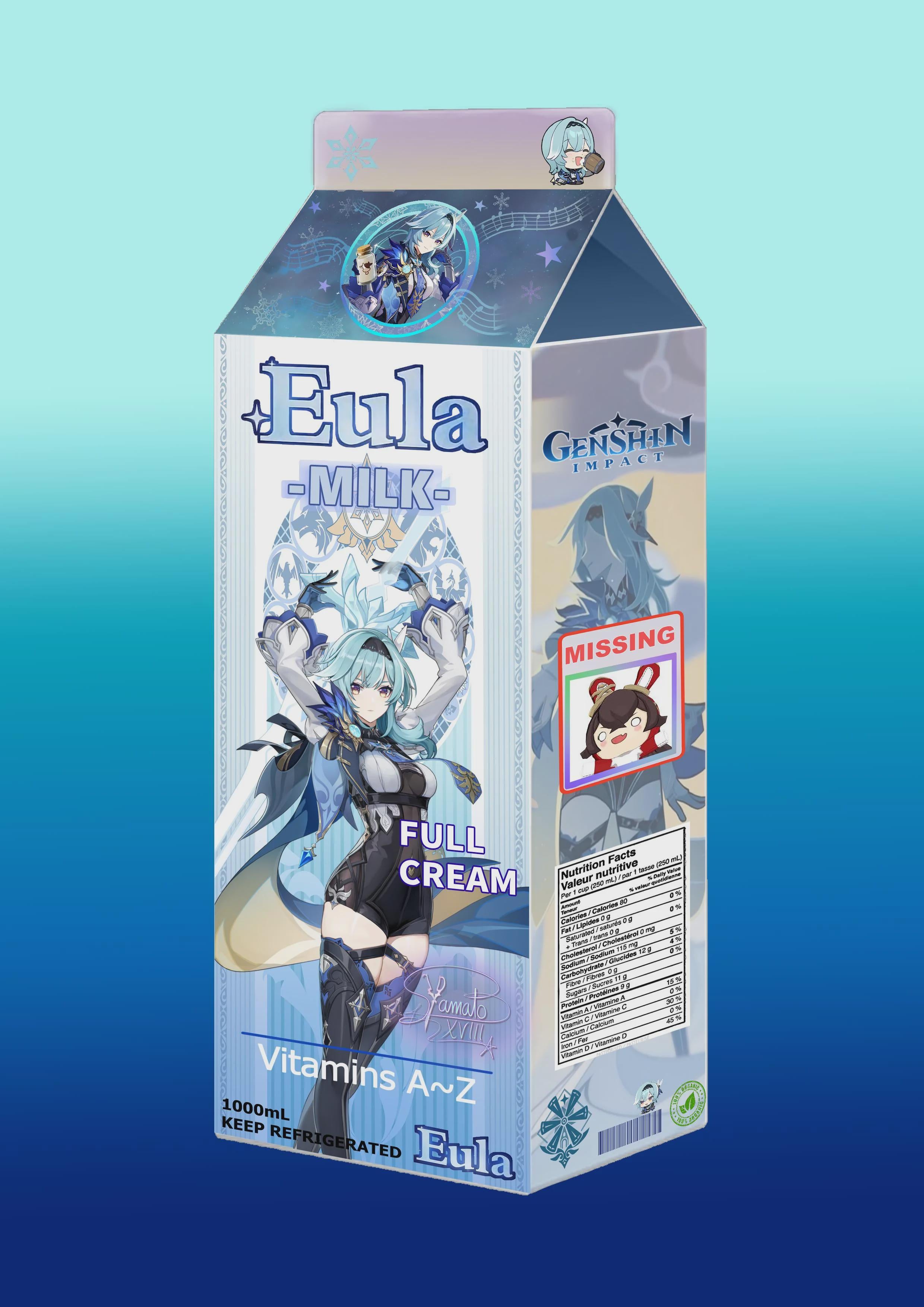 I designed this Eula milk box