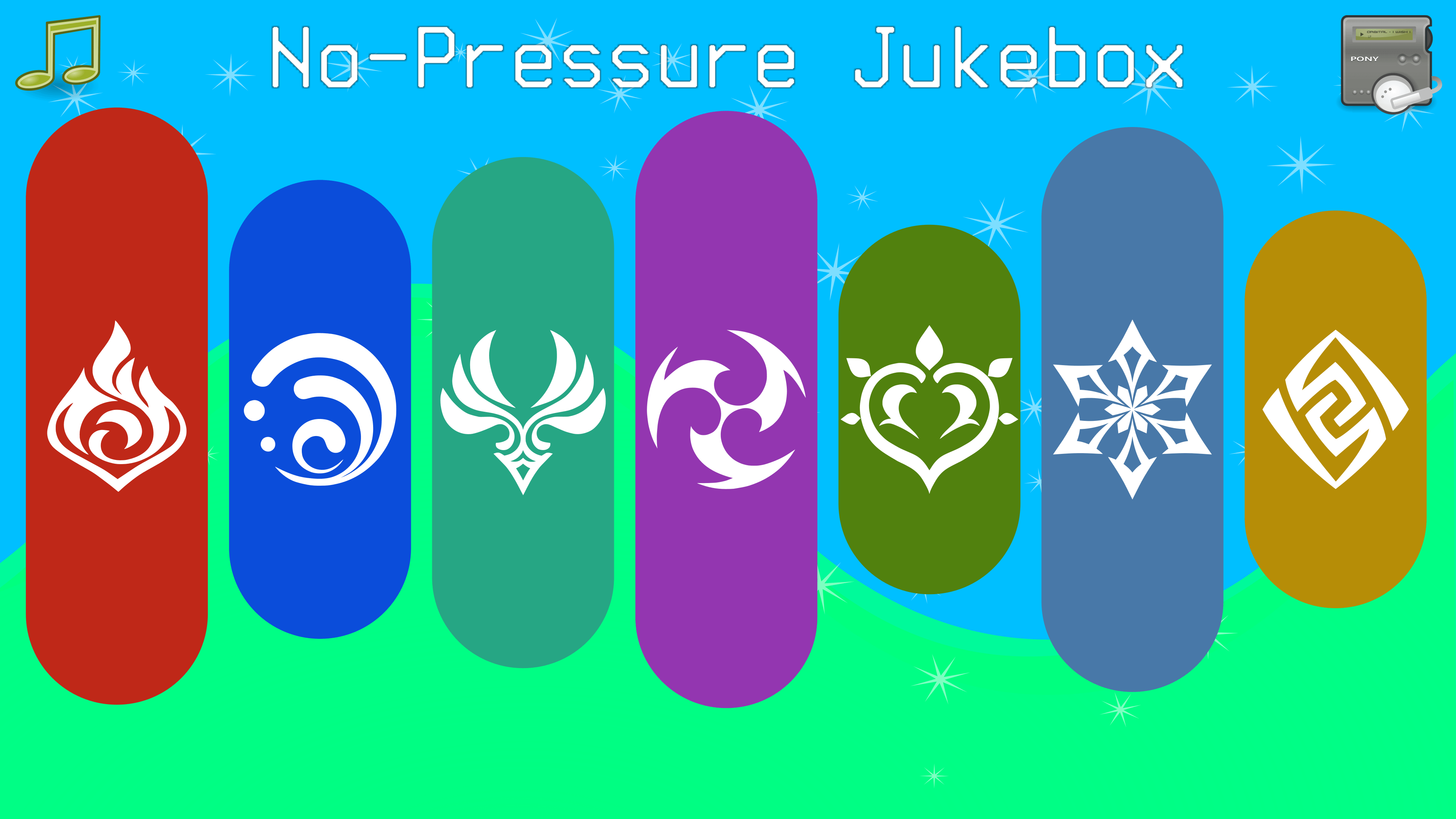 My attempt at building a soundtrack/music player in Miliastra Wonderland, No-Pressure Jukebox | Stage GUID: 16186627969 (America server)
