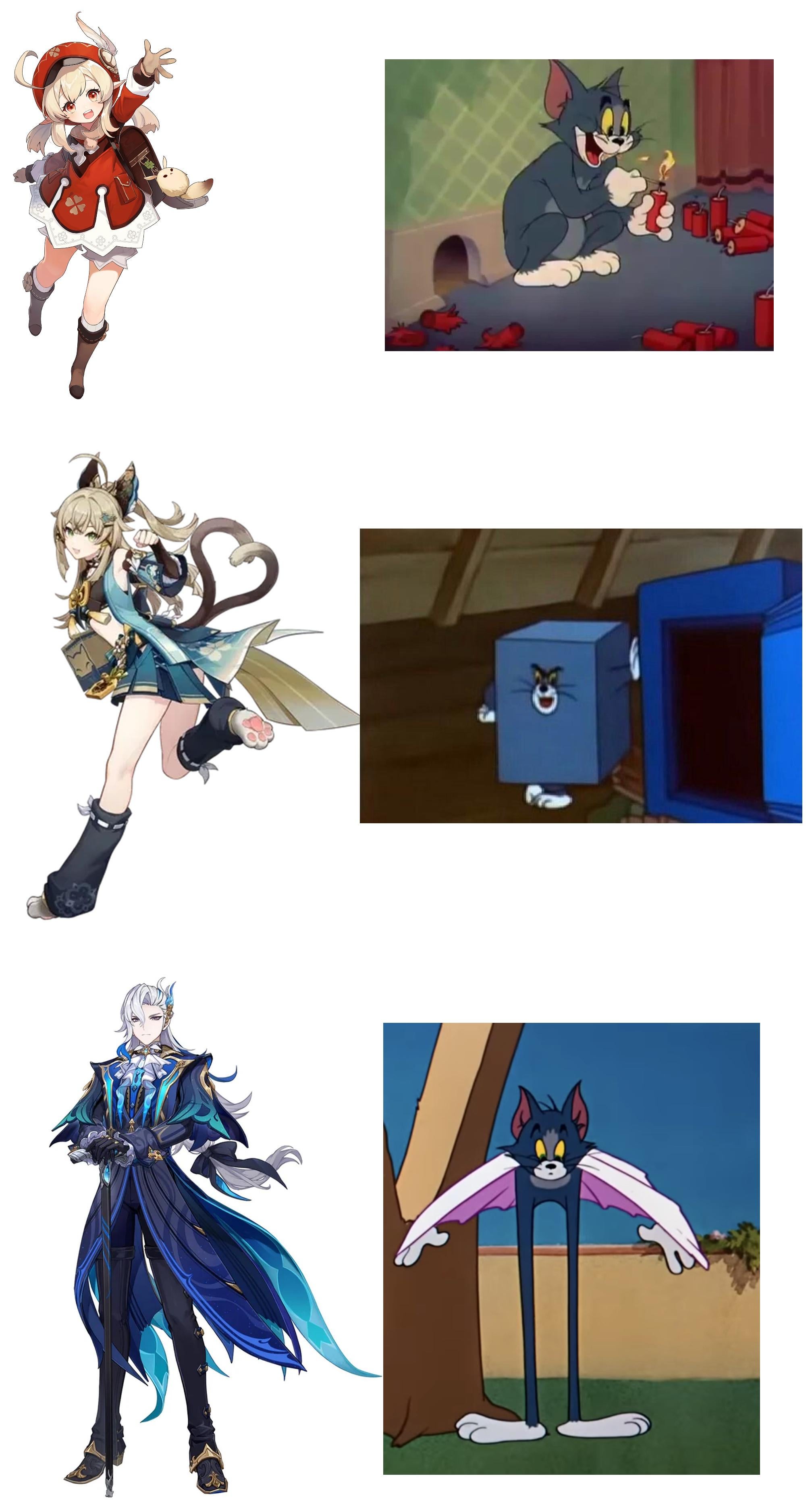 Crazy how this cat can do impressions of so many characters!