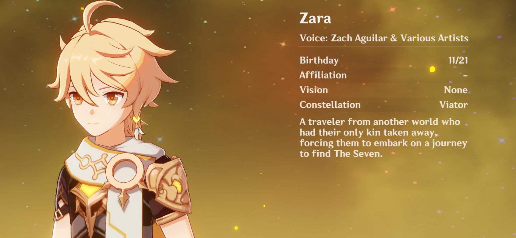 I genuinely thought I shared a birthday with the traveler