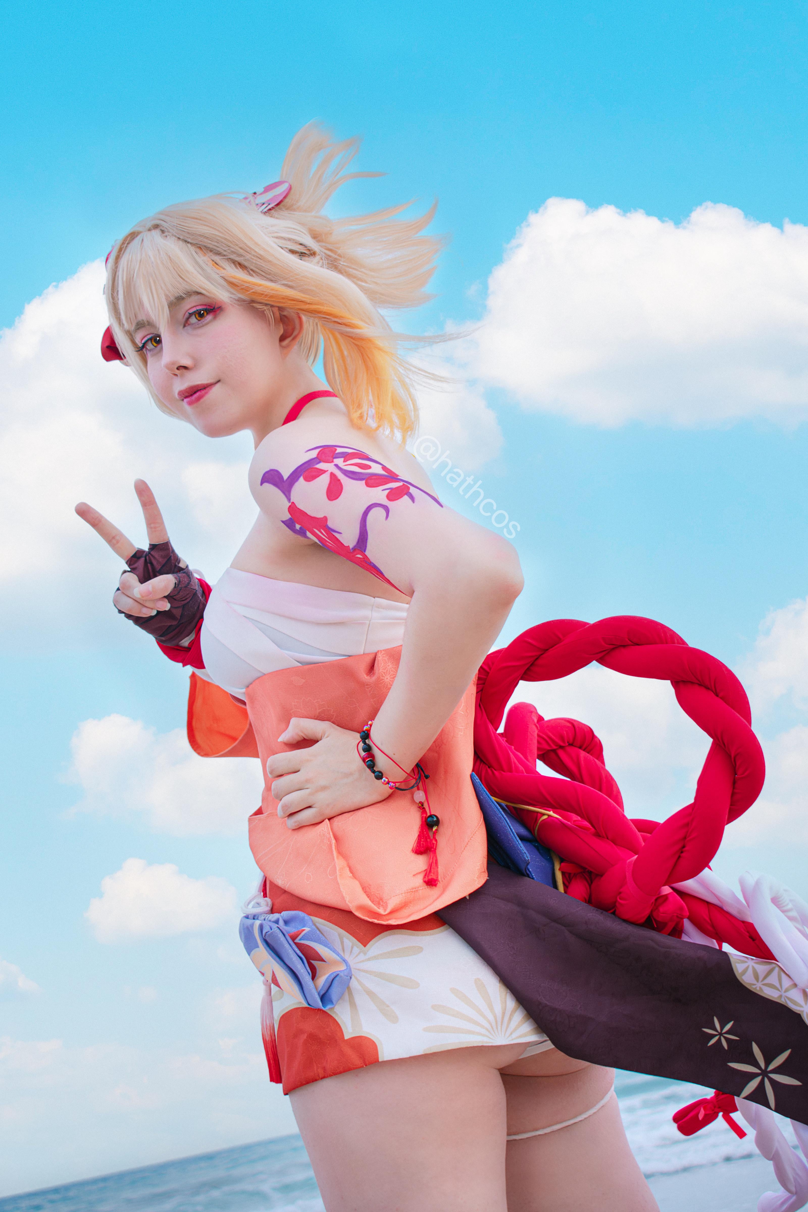 Yoimiya cosplay by Hathcos