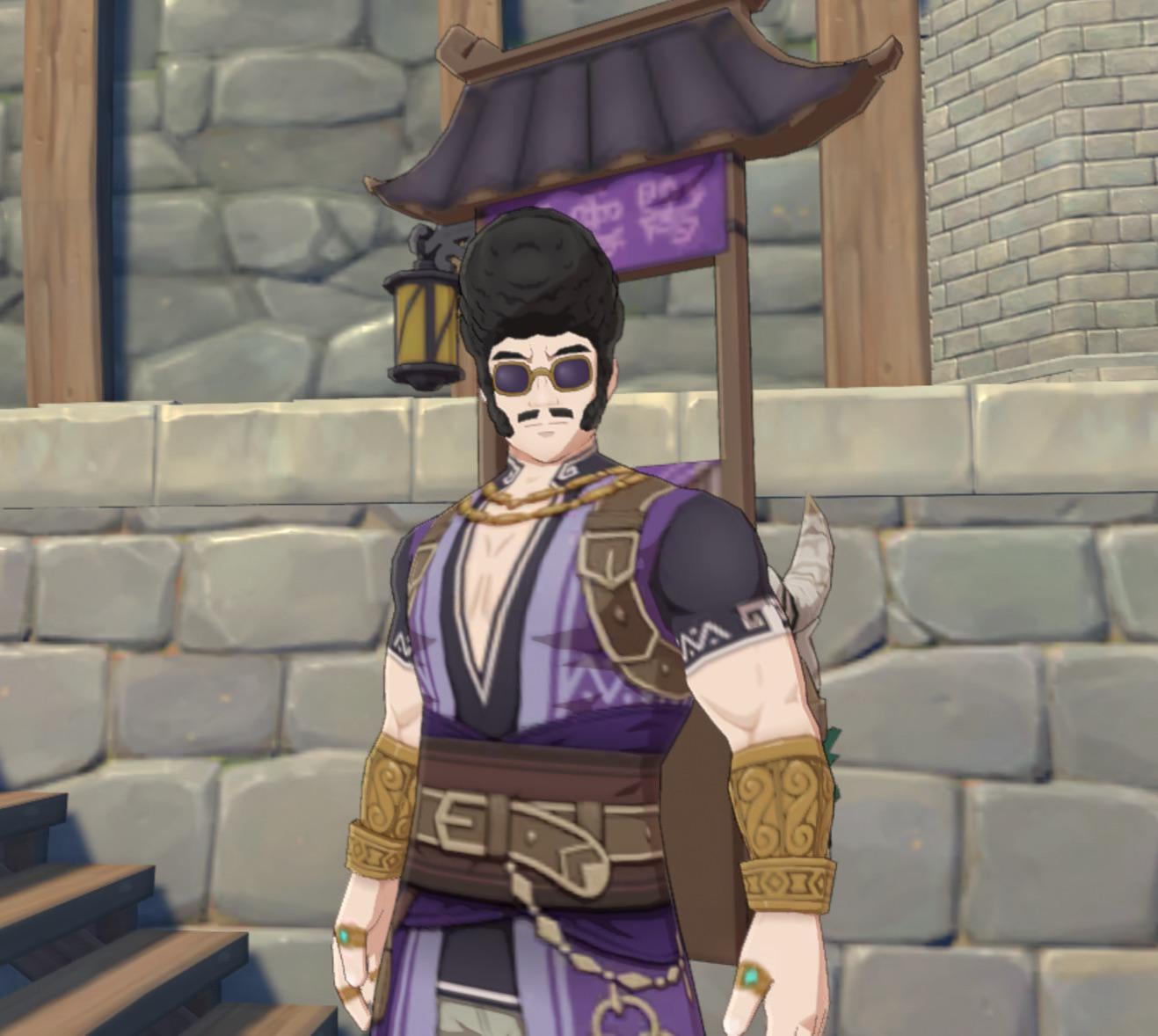 Not Liben rocking sunglasses since almost the start of the game
