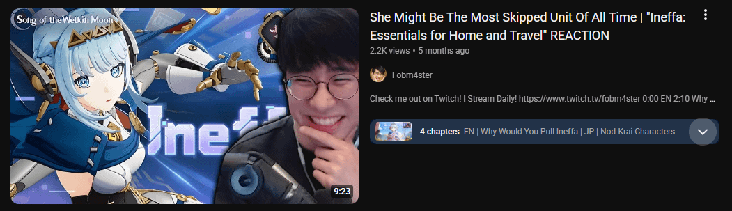 sooo why did everyone suddenly want ineffa ?