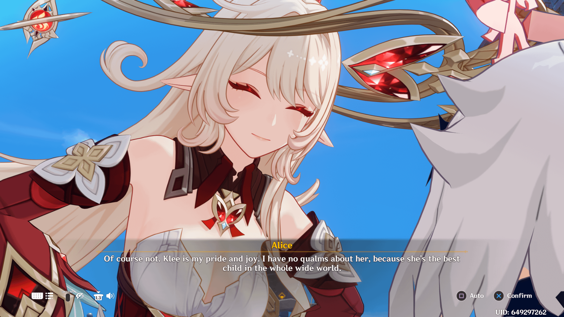 Ma'am. A certain acting grand master would like to have a word with you