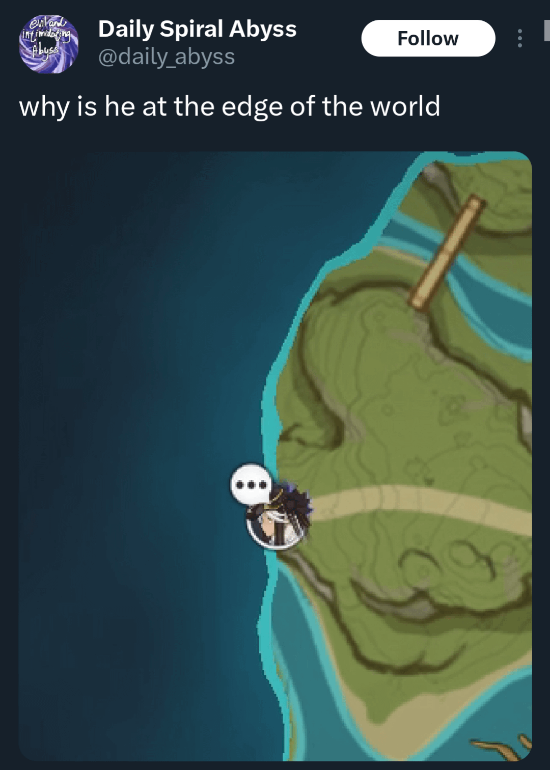 You could say it's a real cliff-hanger
