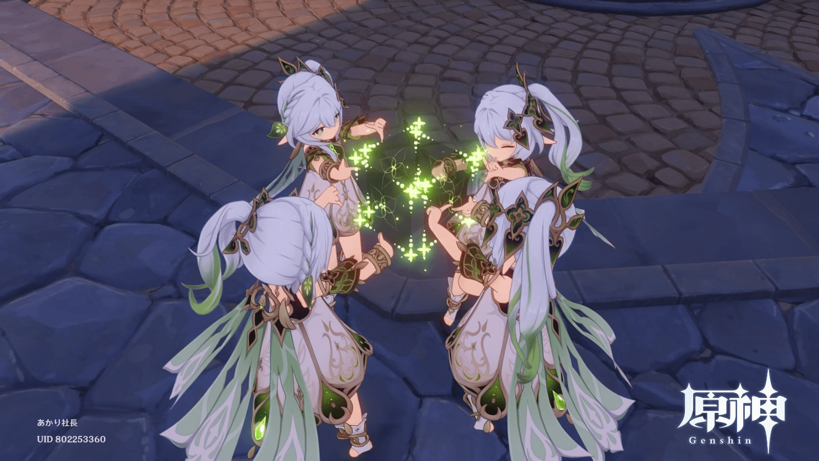 I saw these Nahidas making a cube together