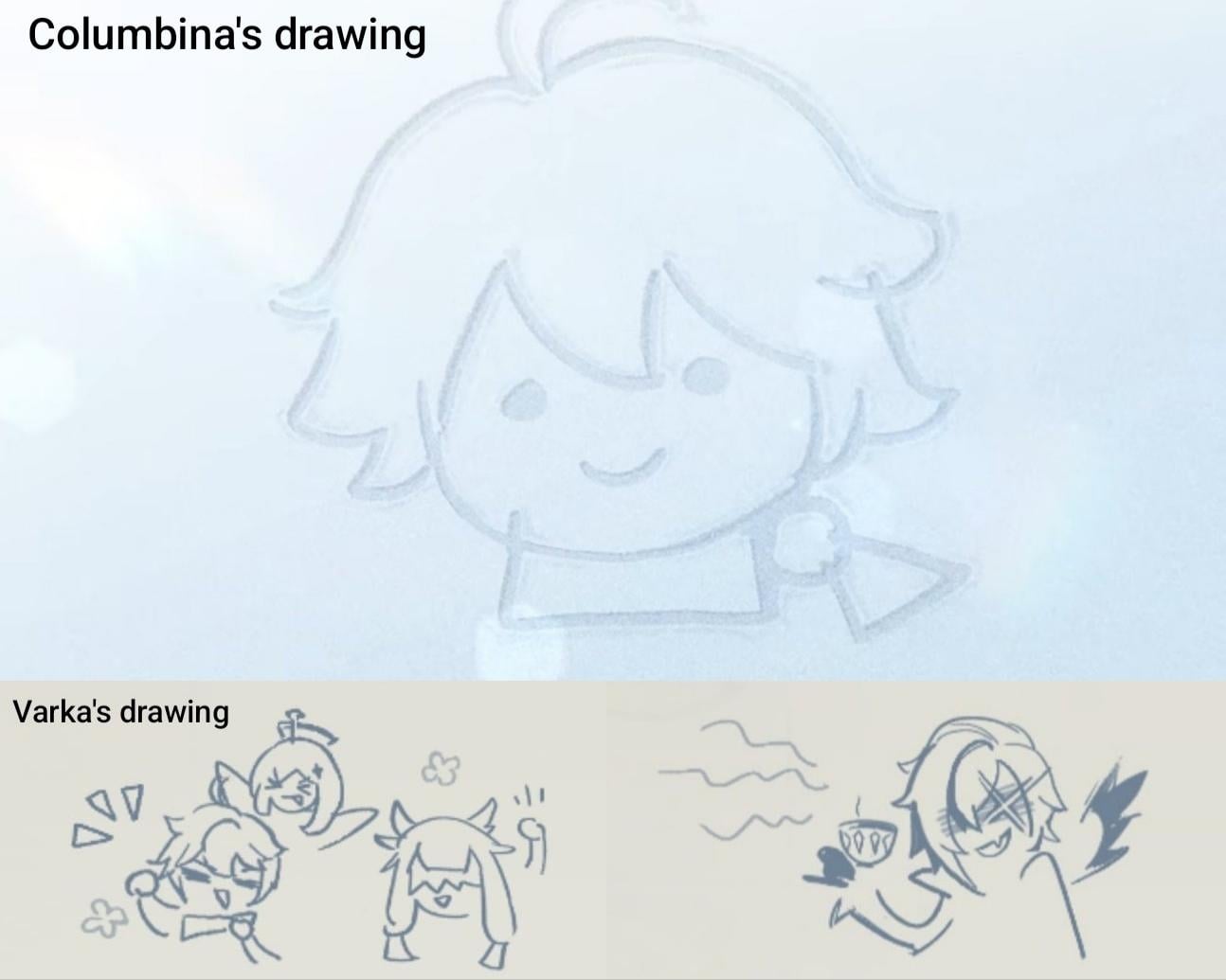 Varka taught her well, peak drawing skills