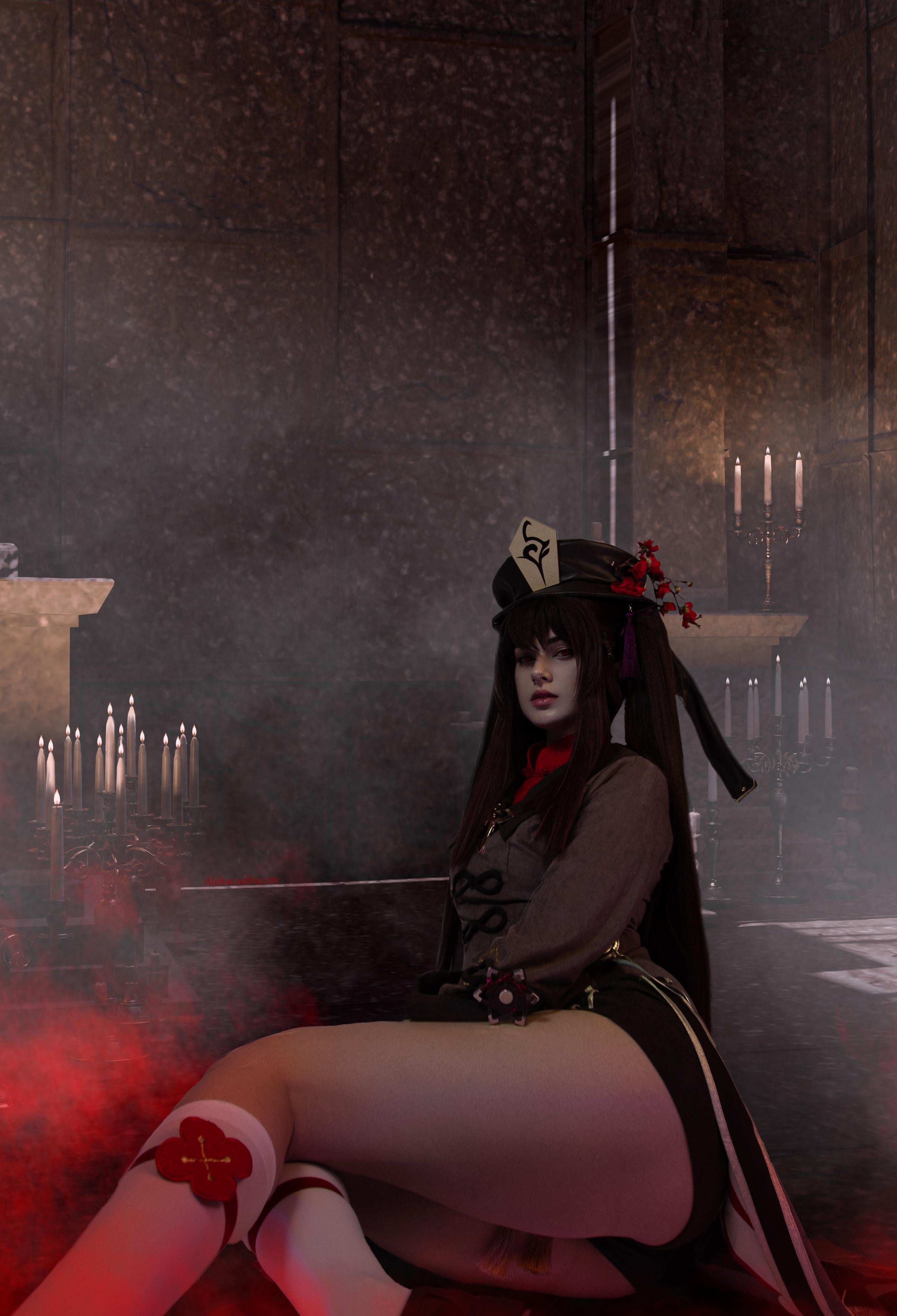 Hu Tao cosplay by aleksa.ndria_cos (me)