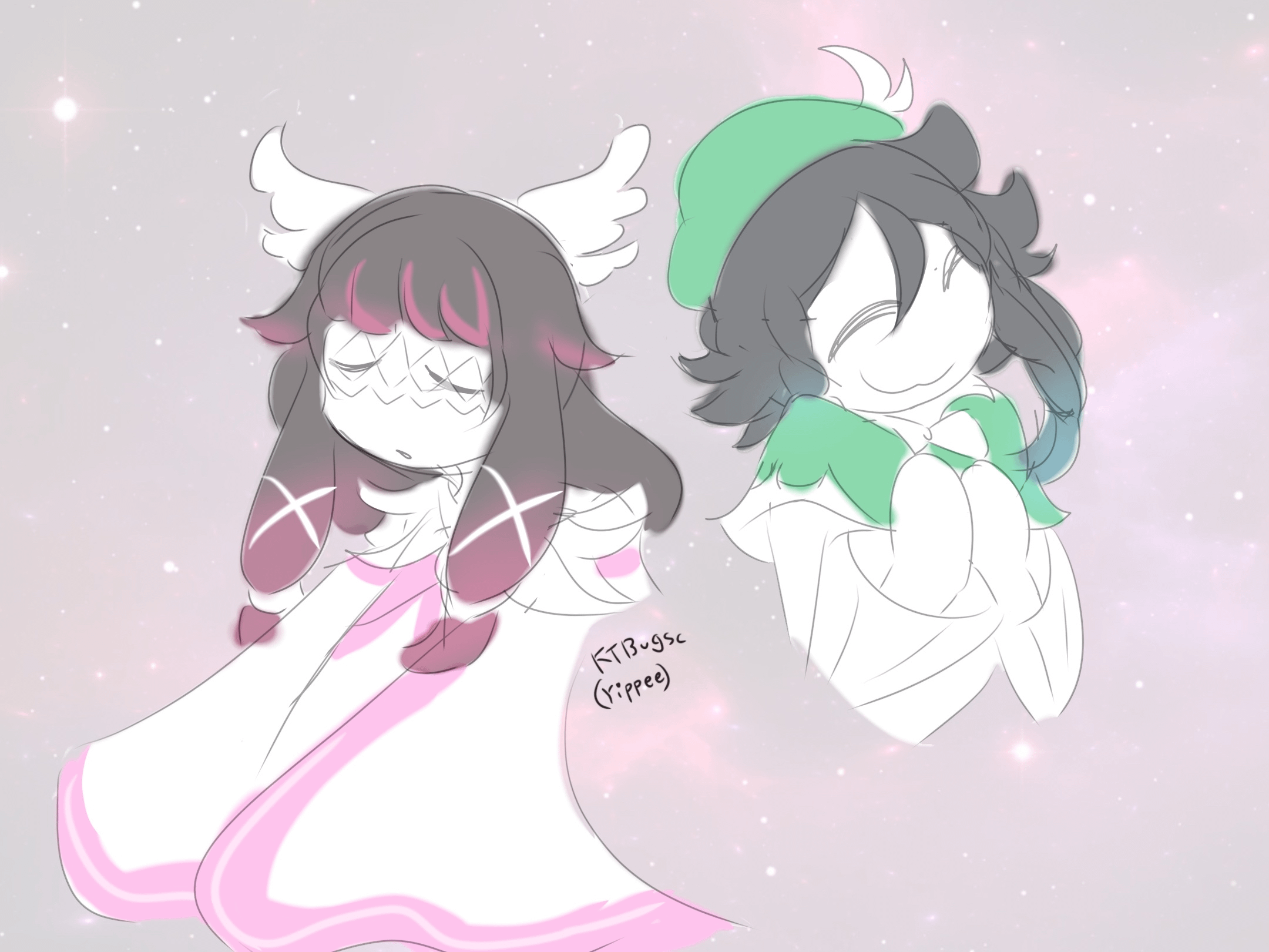 Columbina and Venti Doodle