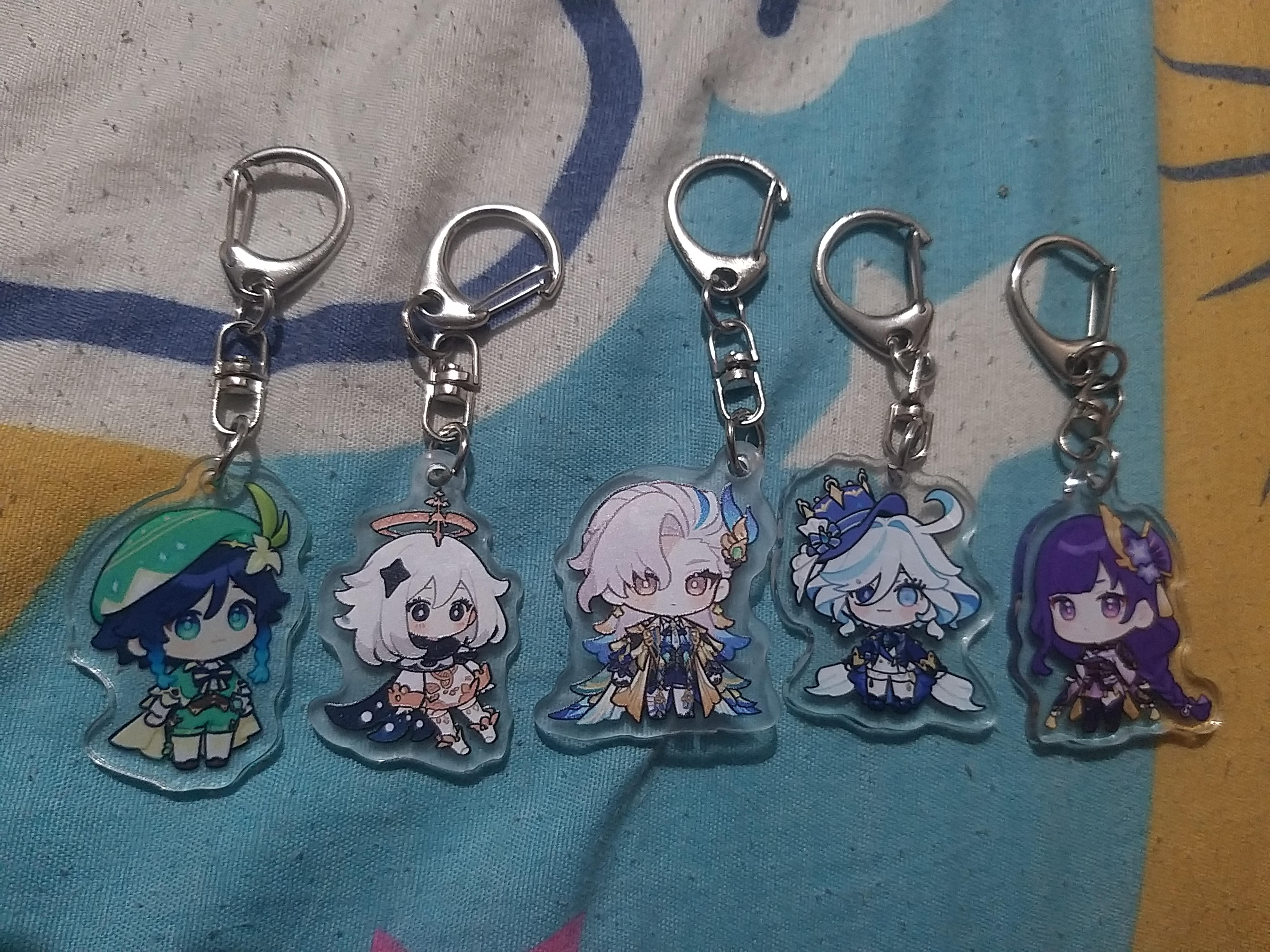 I purchased five keychains from a small business store (Philippines)