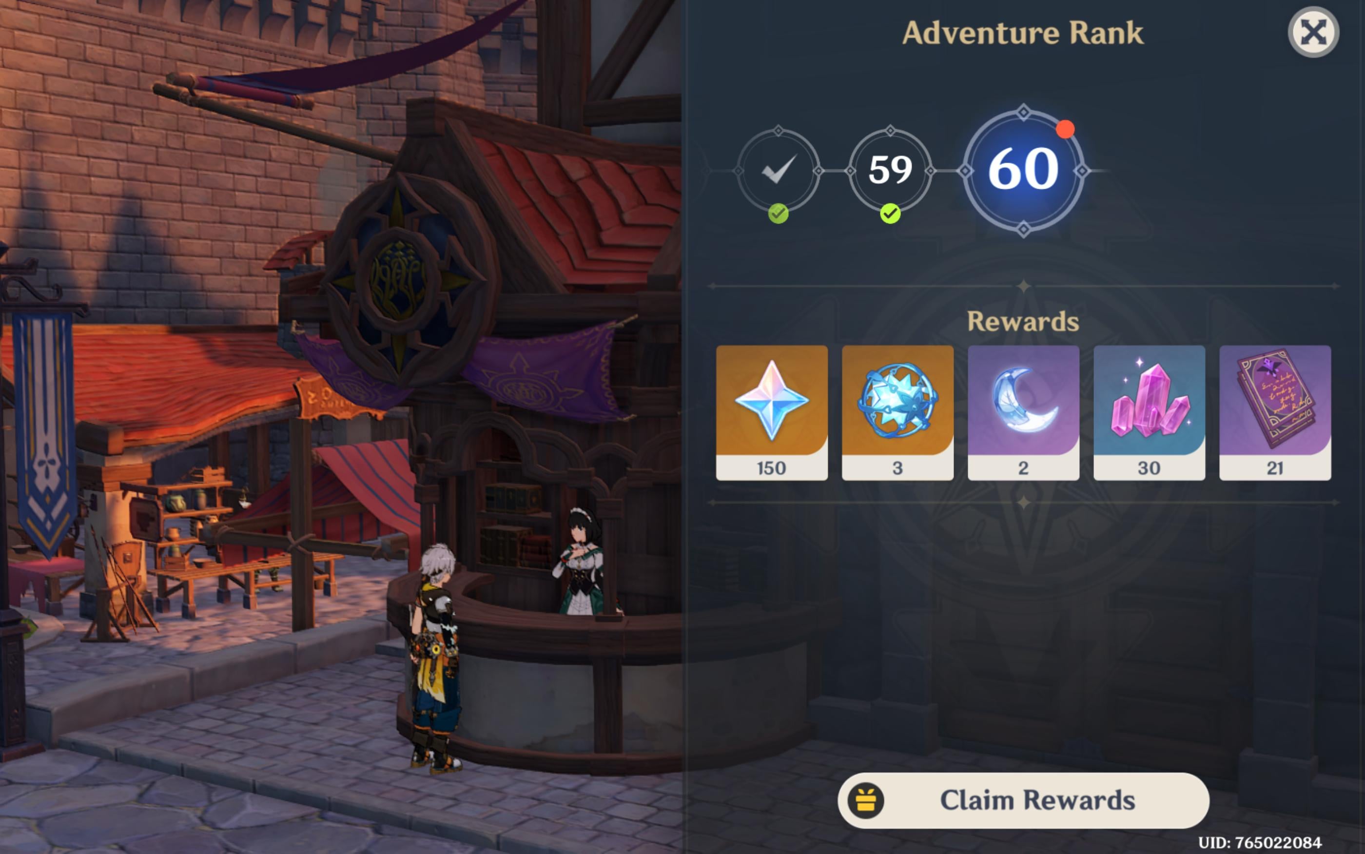 Finally AR 60 in 549 days of playing Genshin🥹