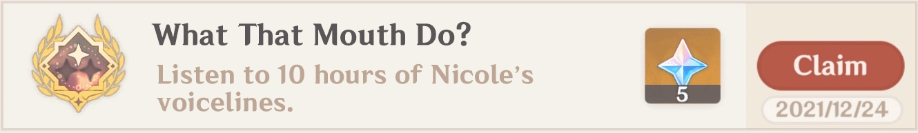 Each of her voicelines is scrollable.