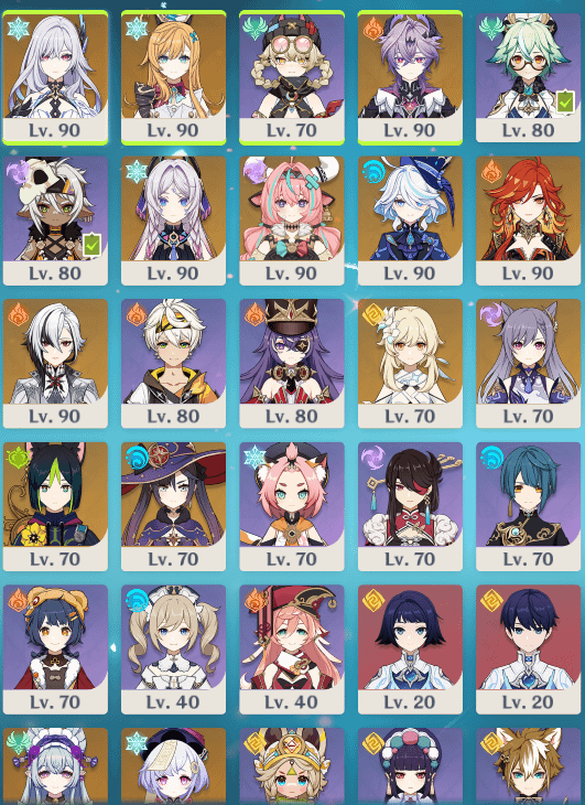 Who can be the best 4th slot character from my Characters for Zibai teams?