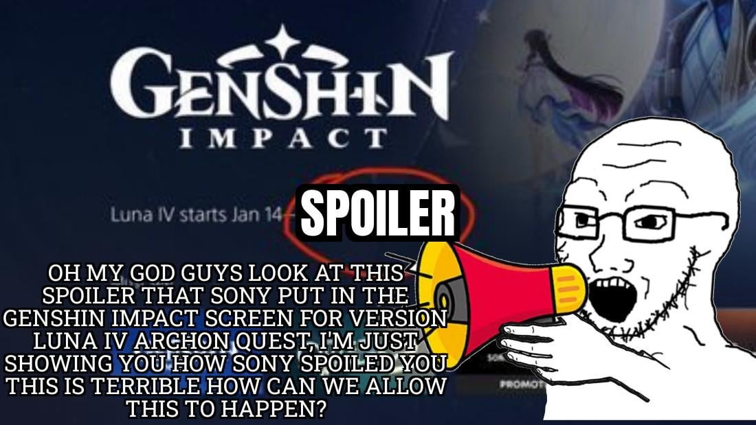 Yeah it was totally because of Sony how I got spoiled