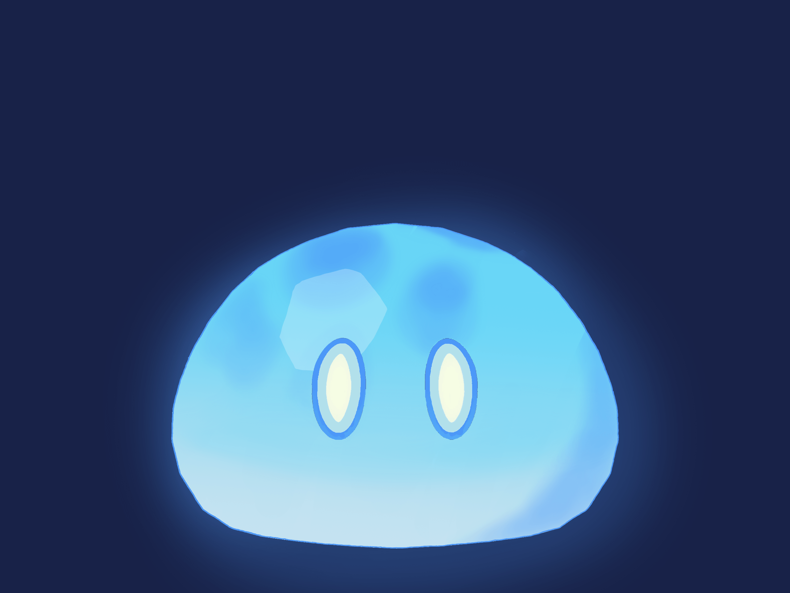 Enemy Idea - Blue Luna Slime