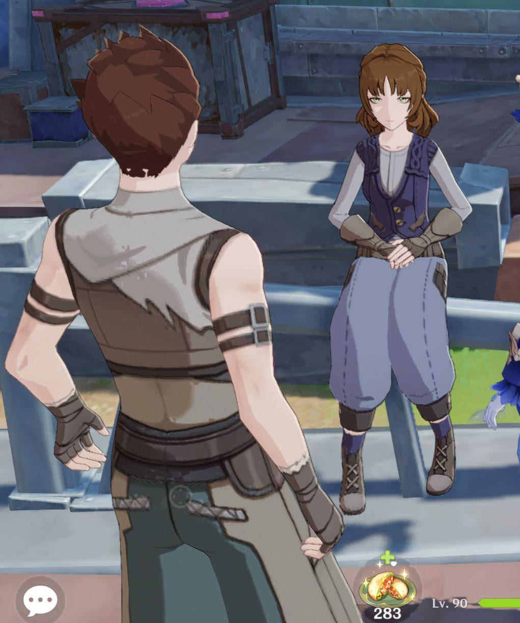 She looks tired of this man