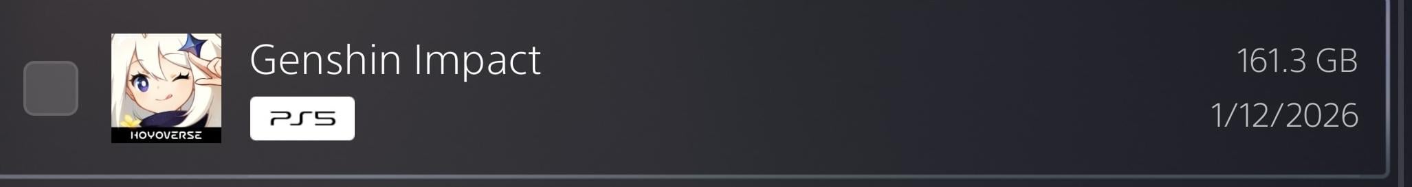 So uh....when does playstation or mihoyo plan to add deletable content