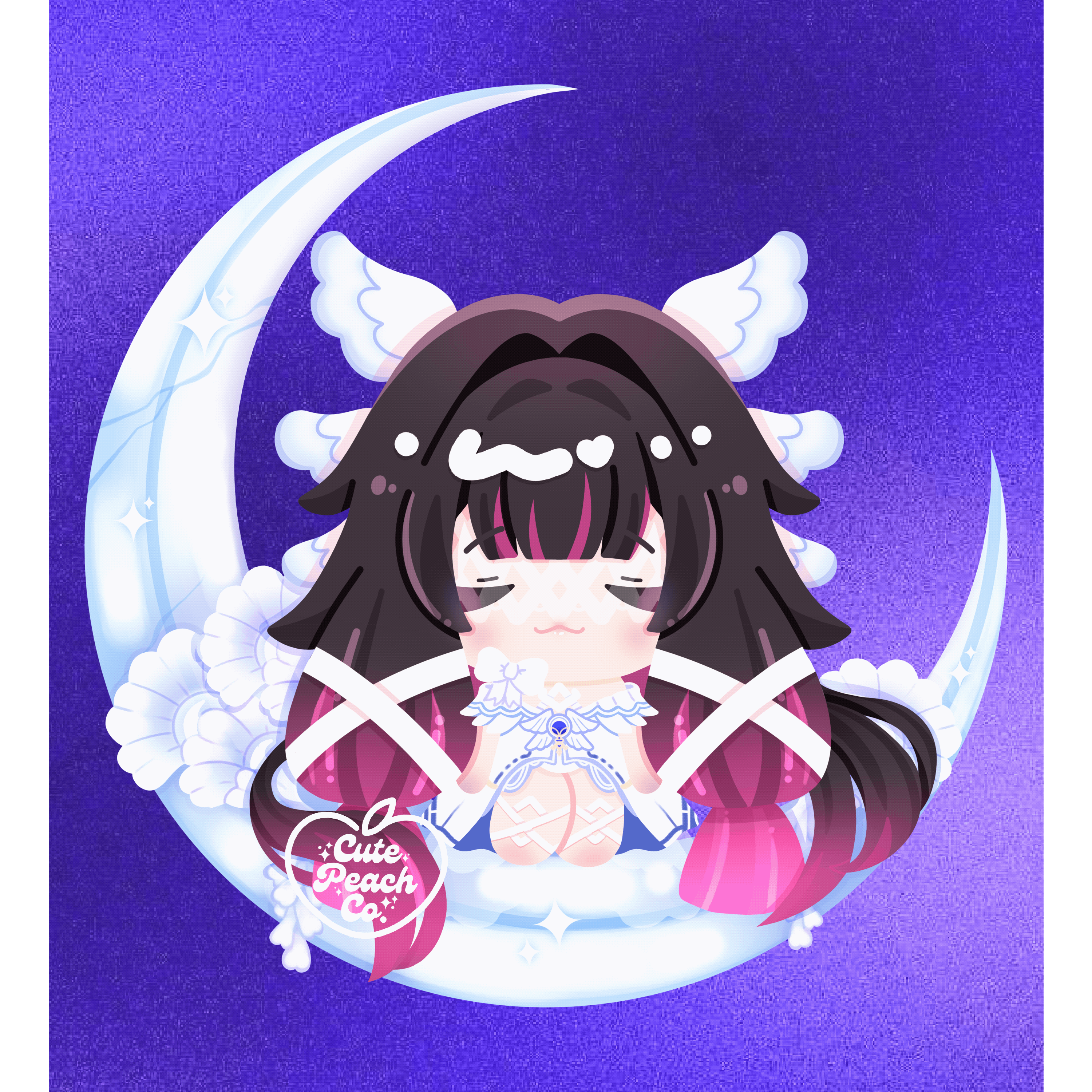 I drew Columbina in my style ~ (⁠ ⁠◜⁠‿⁠◝⁠ ⁠)⁠♡