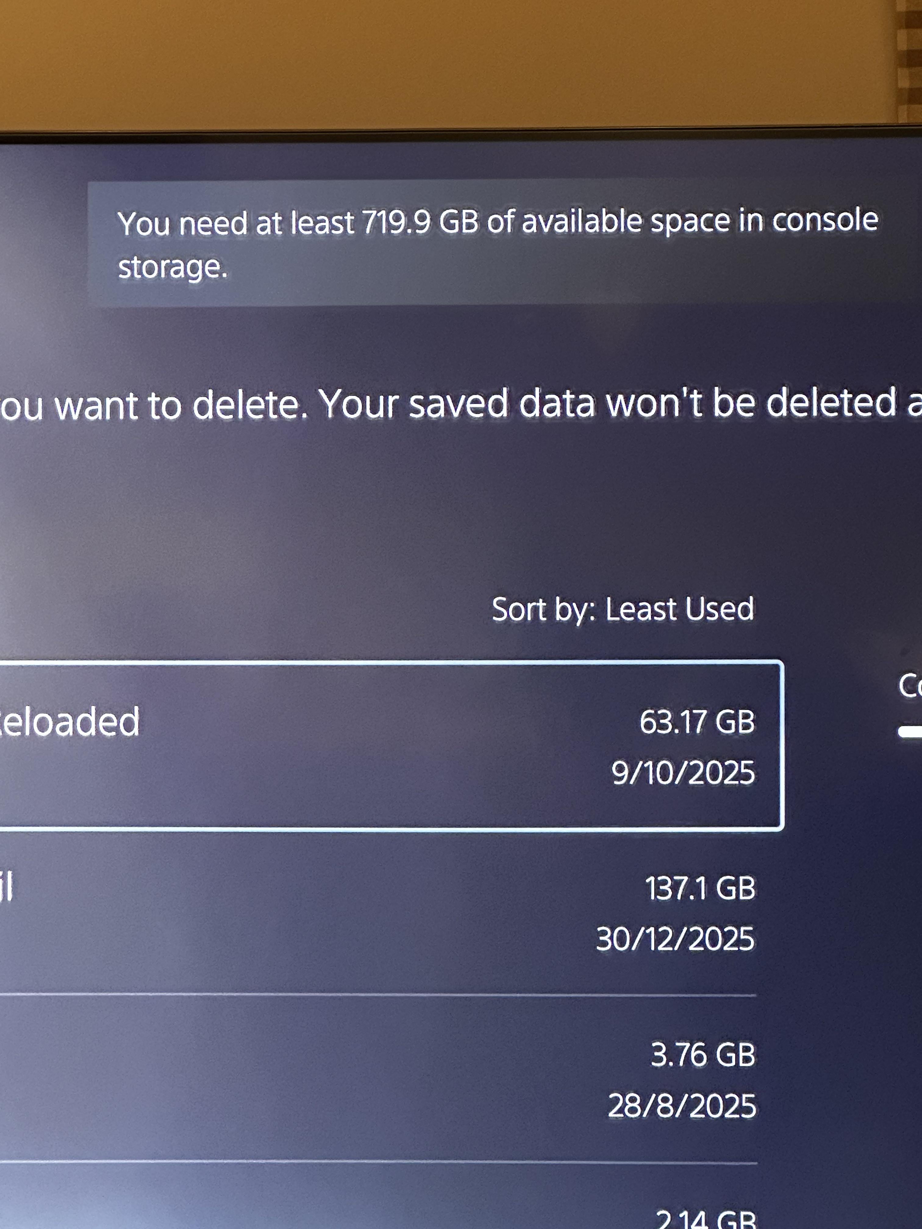 719GB update for 6.3 😍😍😍