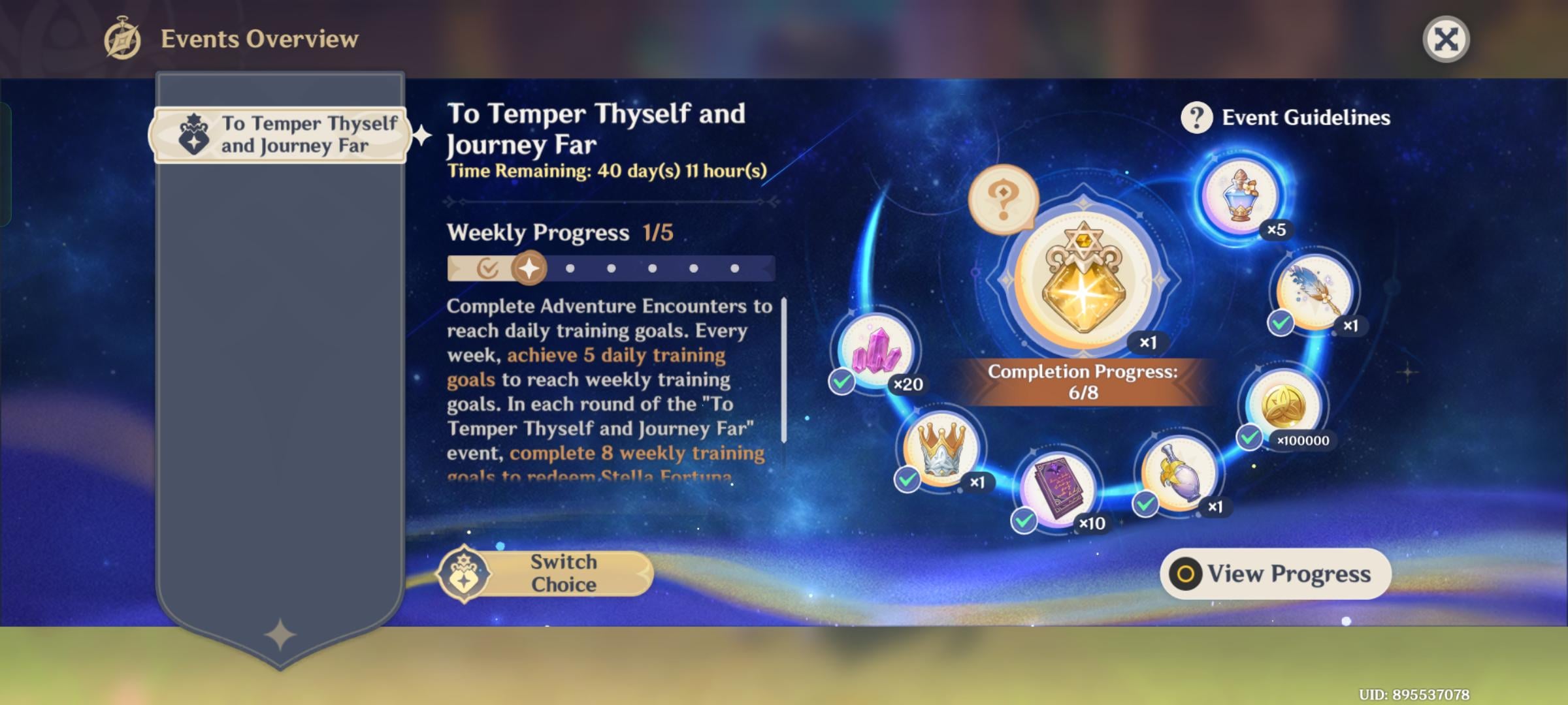 Noooo!! I forgot to do trials 😭😭 my primos are gone and account is cooked now