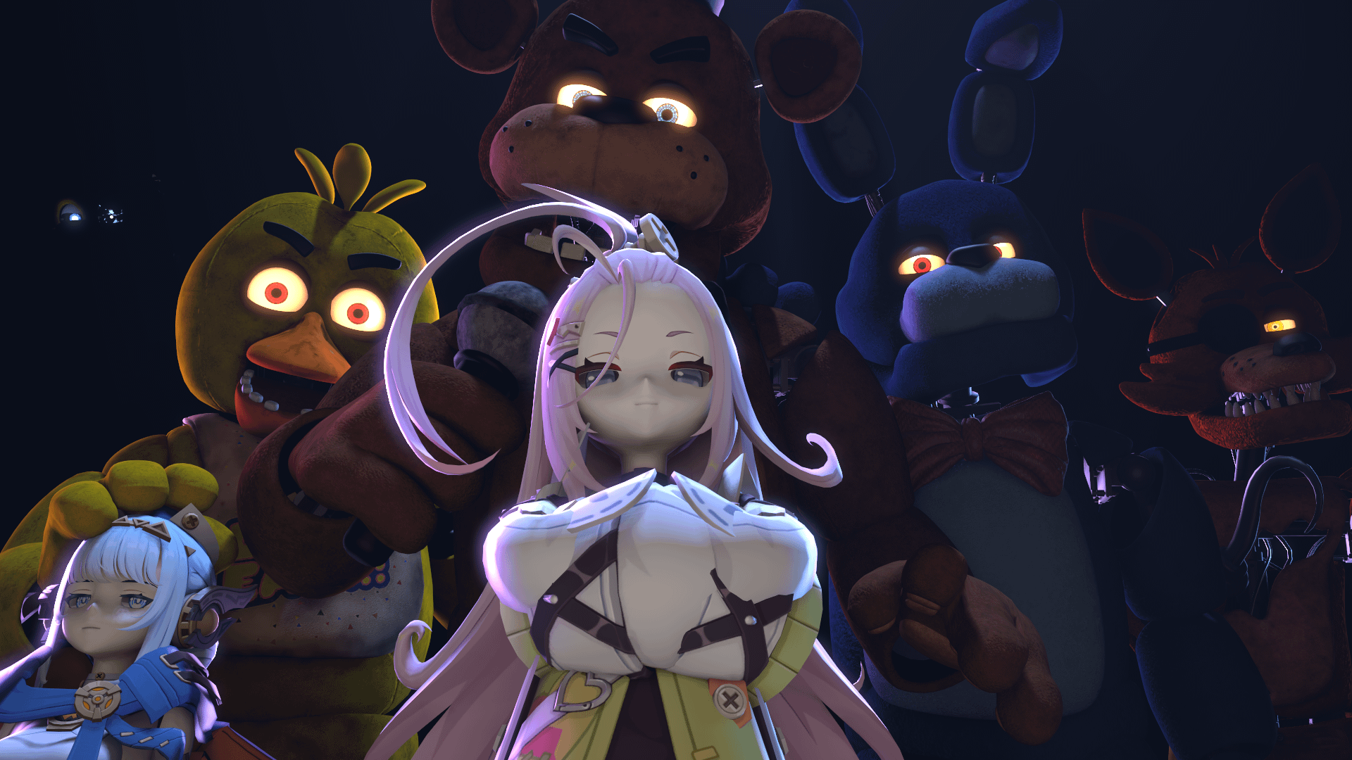 Aino has created the Fazbears Legion to figth Dottore