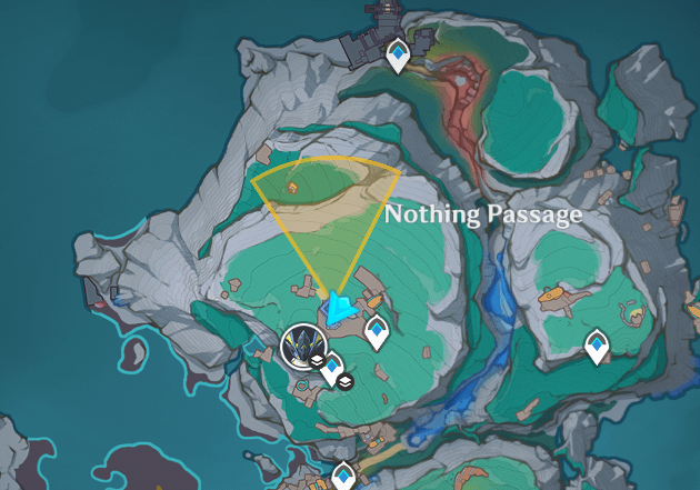 Uniquely-Shaped Area Marker in Nod-Krai World Quest