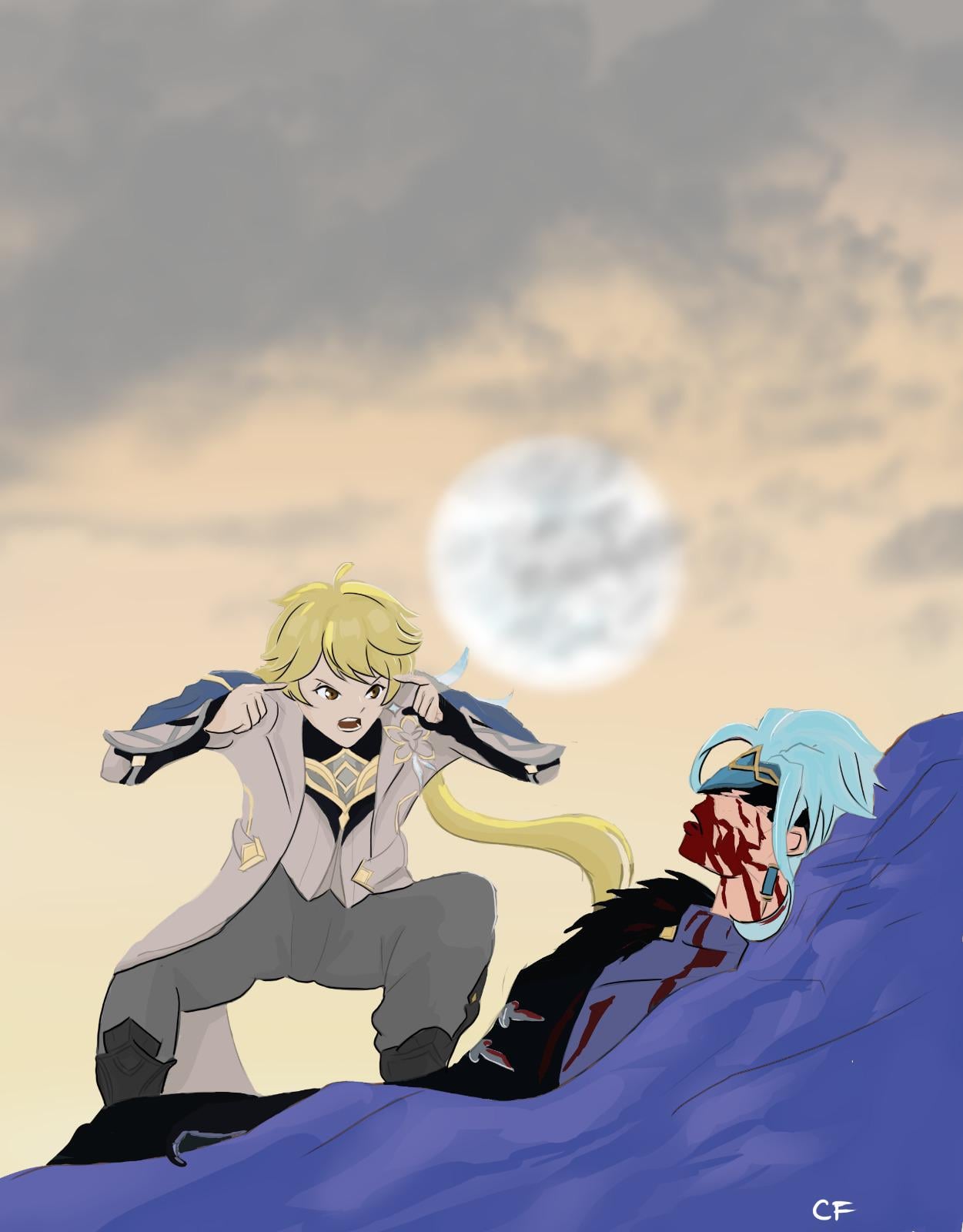 "THINK Dottore, if you're a god, why do you have a Health bar?" [OC]